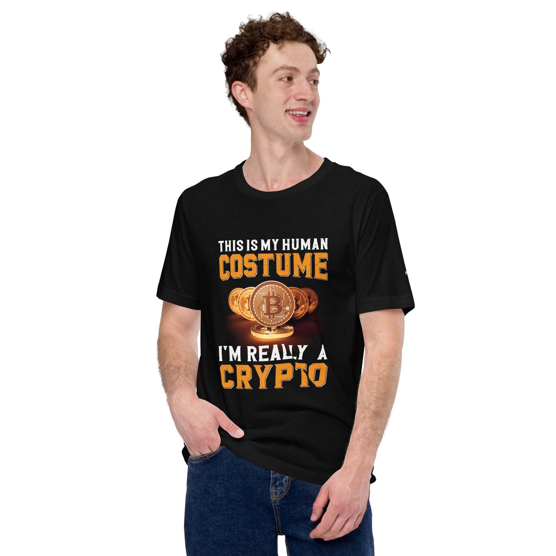 This is my Human Costume, I am a really a Crypto - Unisex t-shirt by DarkByteGear