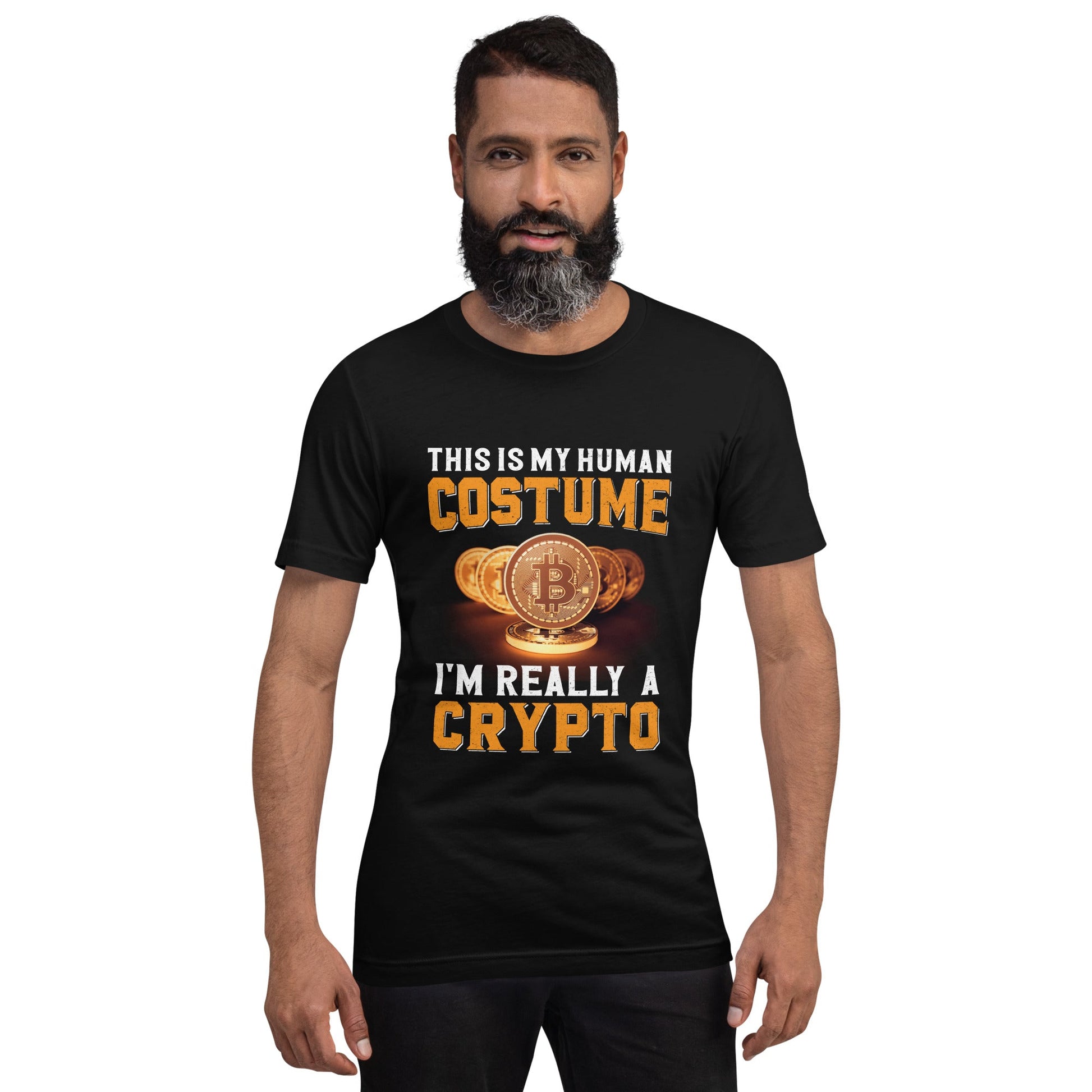 This is my Human Costume, I am a really a Crypto - Unisex t-shirt by DarkByteGear