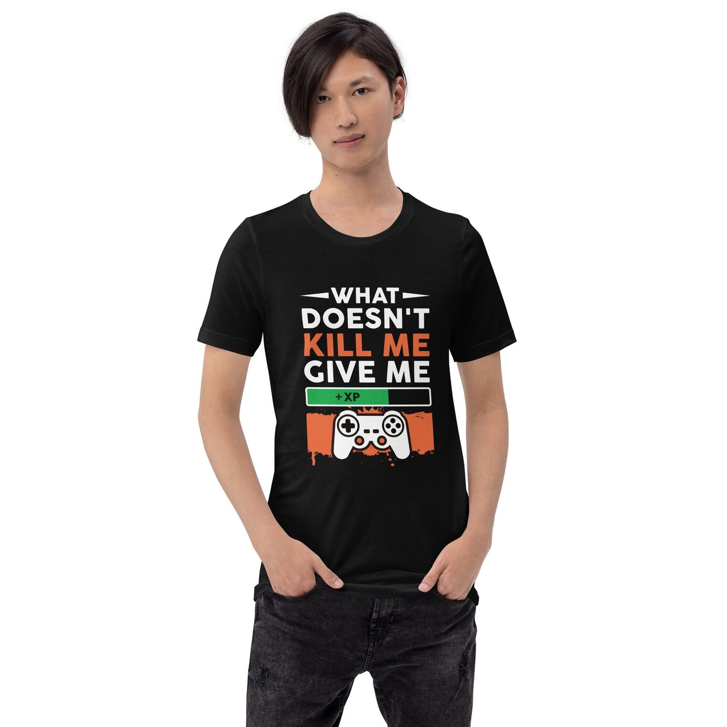 What doesn't Kill me, give me +xp - Unisex t-shirt by DarkByteGear