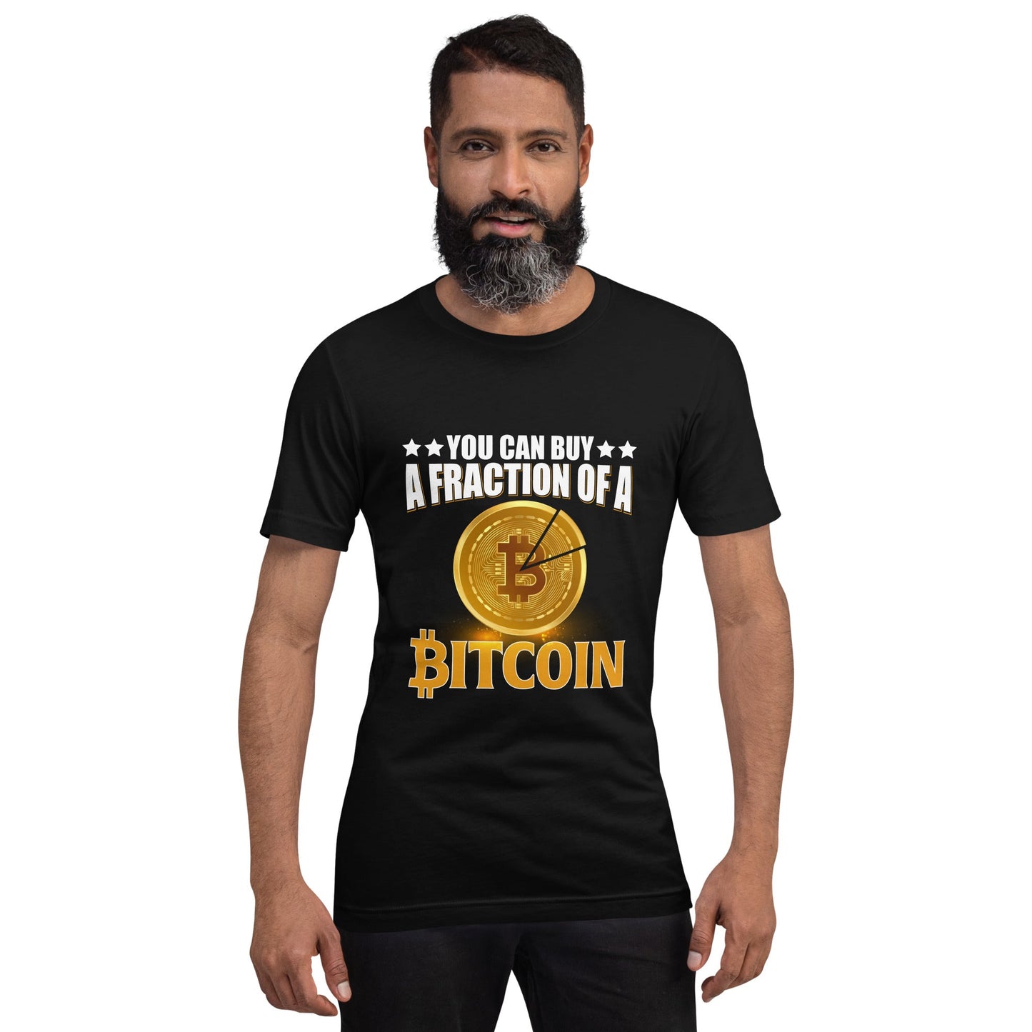 You can Buy a Fraction of a Bitcoin - Unisex t-shirt by DarkByteGear