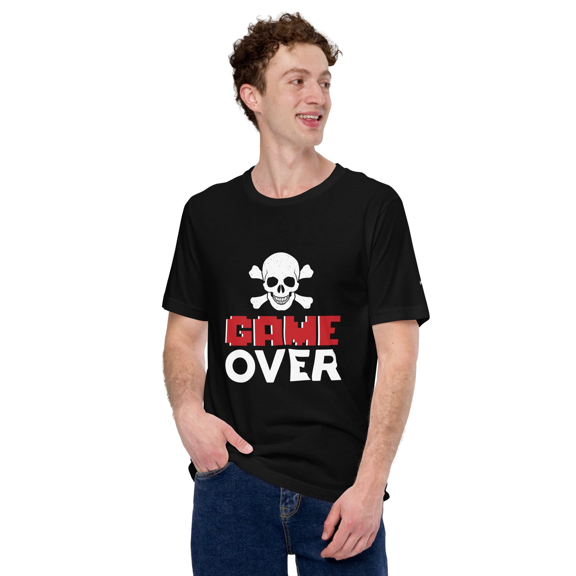 Game Over - Unisex t-shirt ( Back Print ) by DarkByteGear