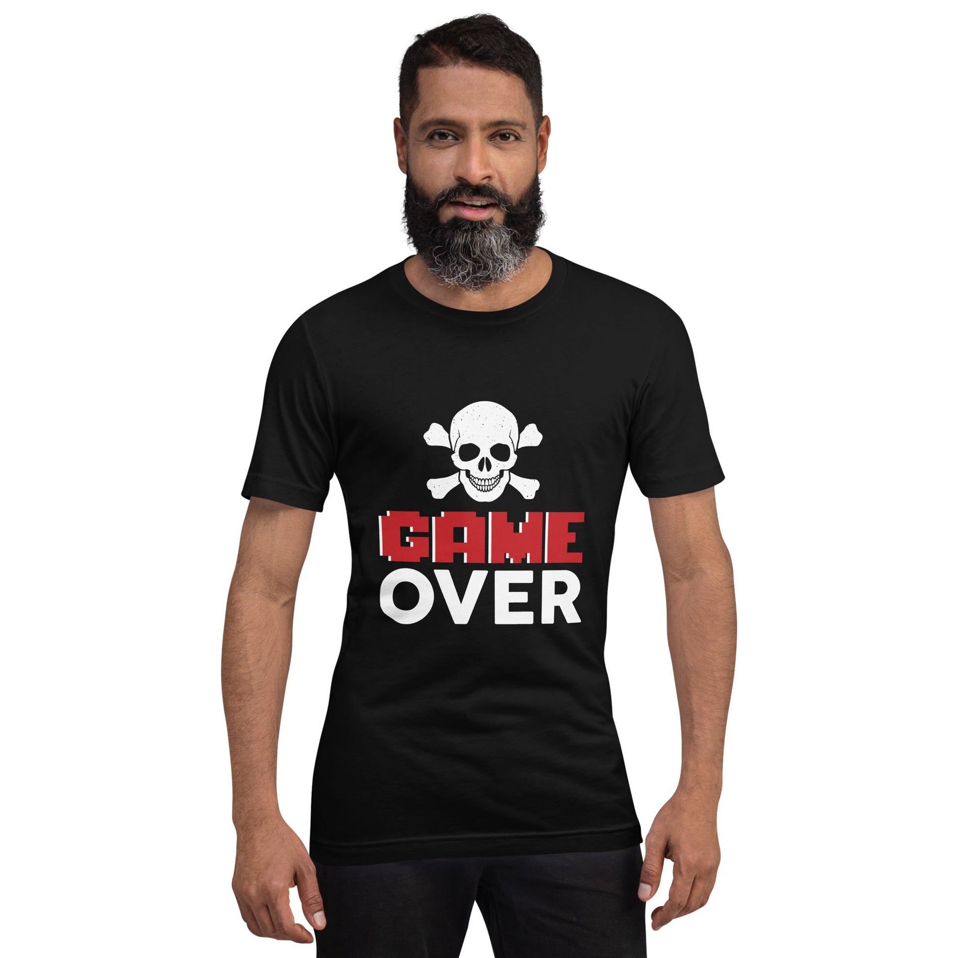 Game Over - Unisex t-shirt ( Back Print ) by DarkByteGear
