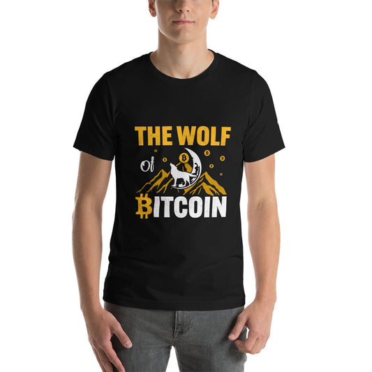 The Wolf of Bitcoin - Unisex t-shirt by DarkByteGear