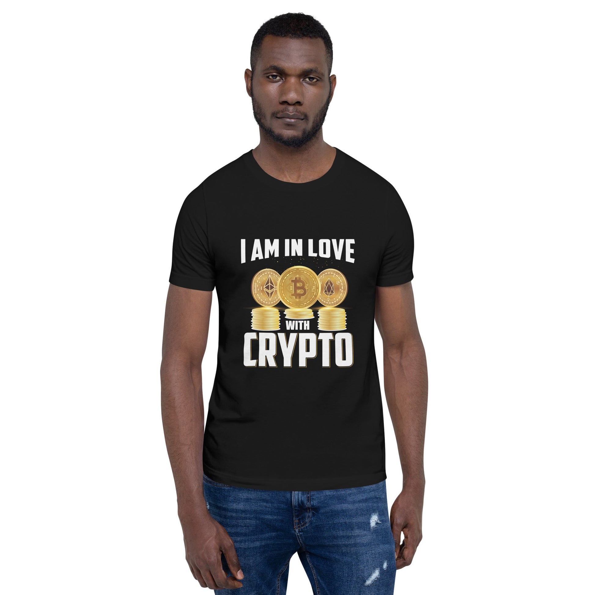 I am in love with Crypto Unisex t-shirt by DarkByteGear