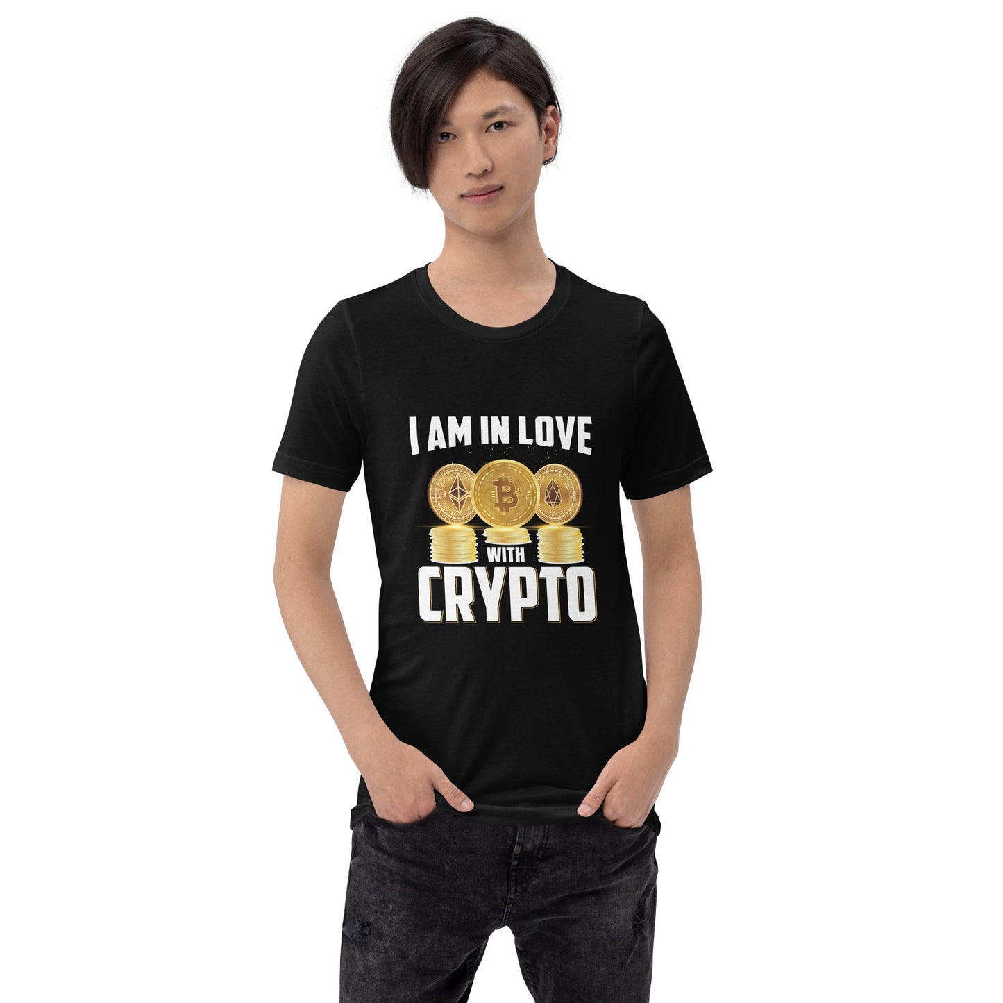 I am in love with Crypto Unisex t-shirt by DarkByteGear