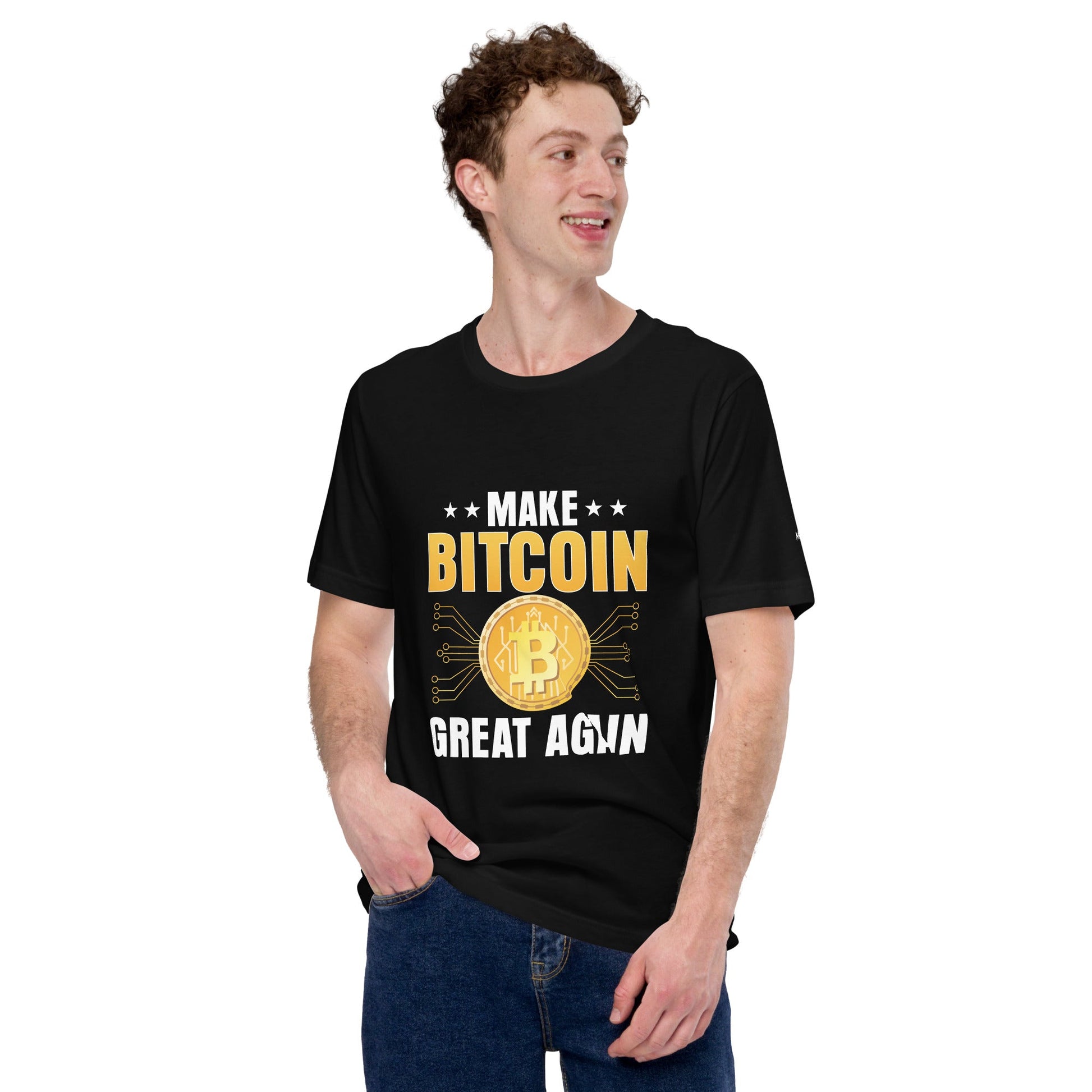 Make Bitcoin Great again Unisex t-shirt by DarkByteGear