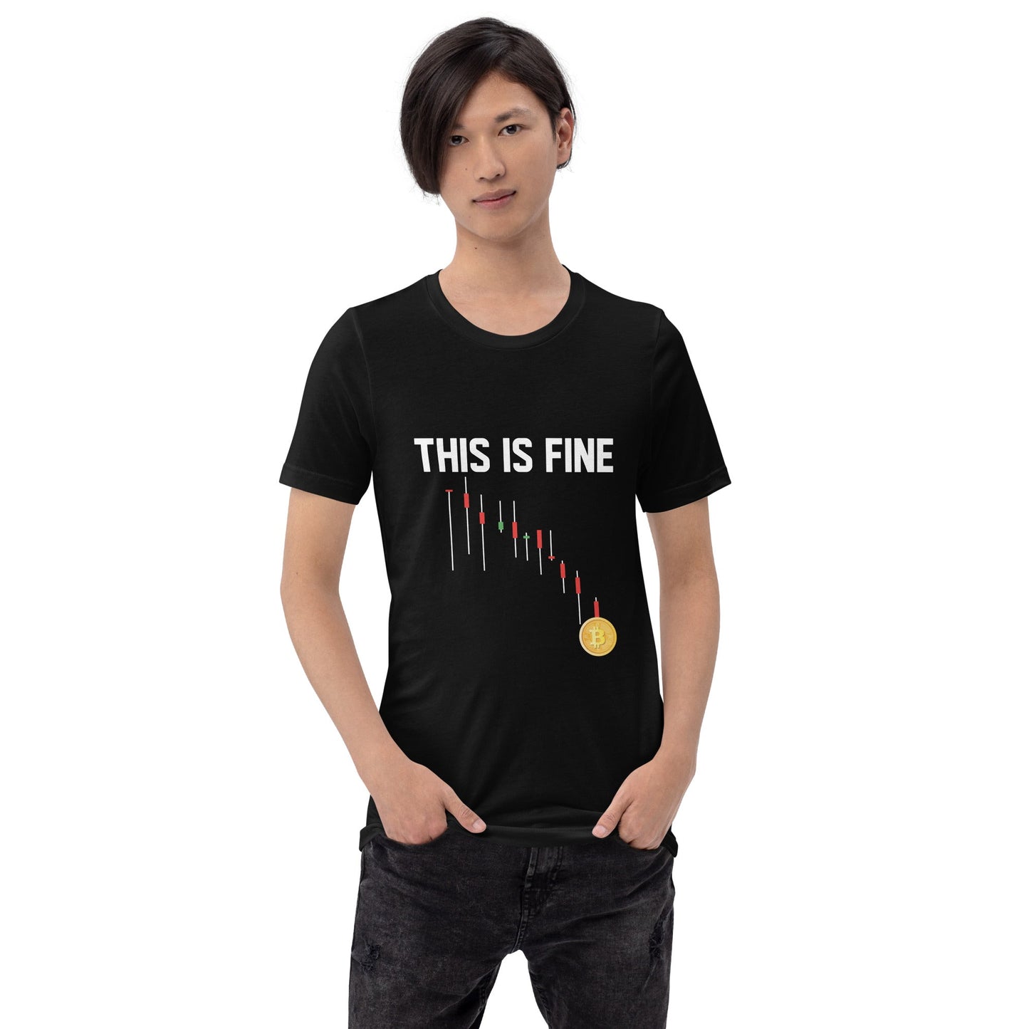 This is Fine - Unisex t-shirt by DarkByteGear