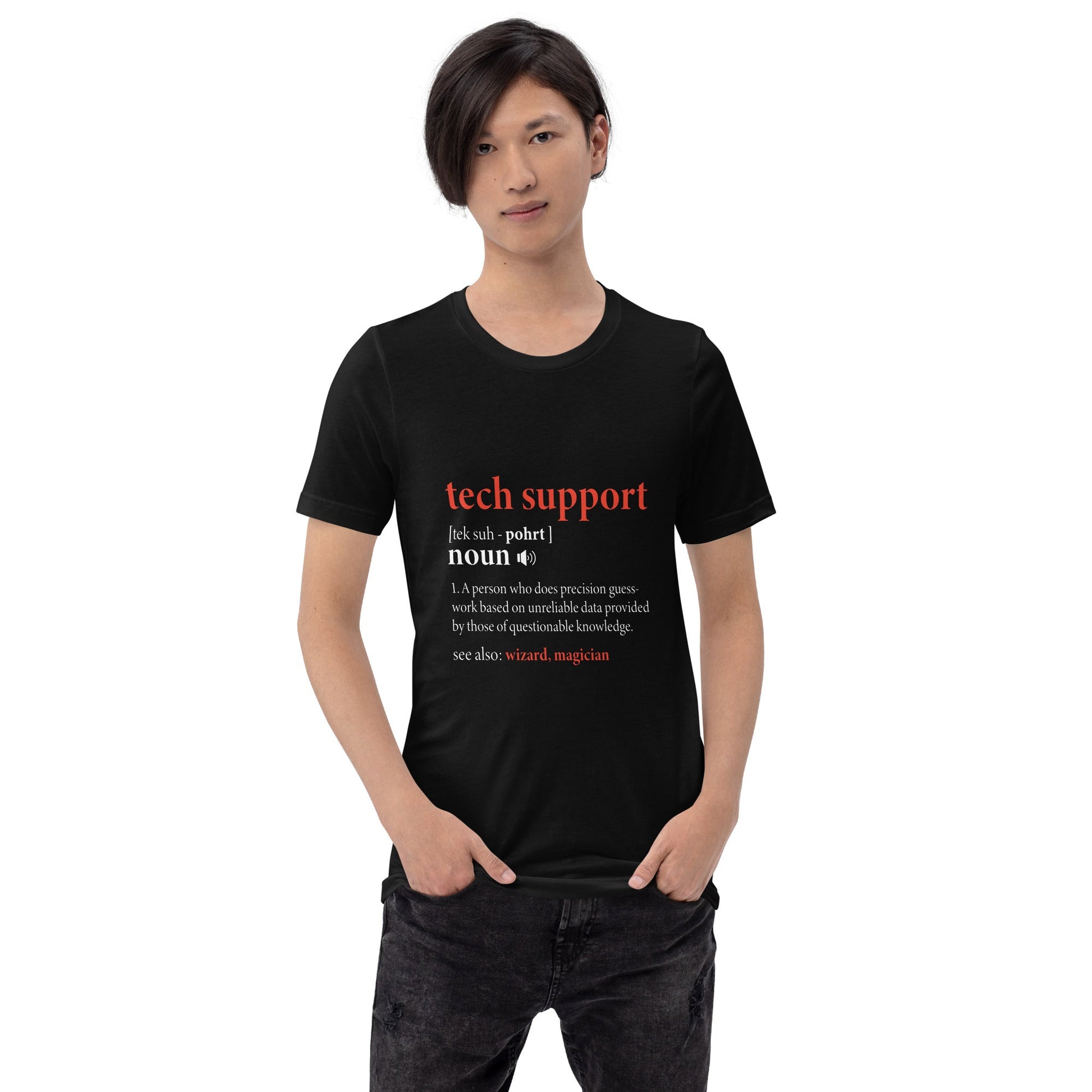 Tech Support Definition - Unisex t-shirt by DarkByteGear