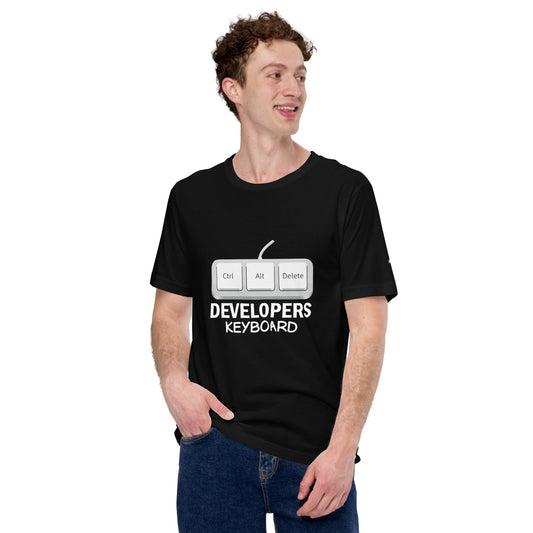 Ctrl+Alt+Del Developer Keyboard - Unisex t-shirt by DarkByteGear