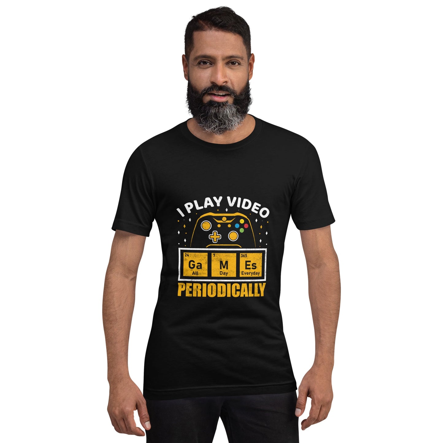 I Play Videogames Periodically - Unisex t-shirt by DarkByteGear