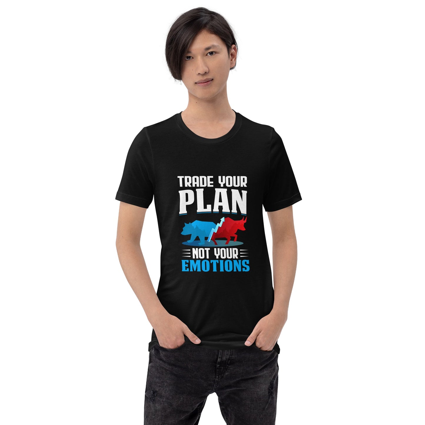 Trade your plan: not your emotion - Unisex t-shirt by DarkByteGear