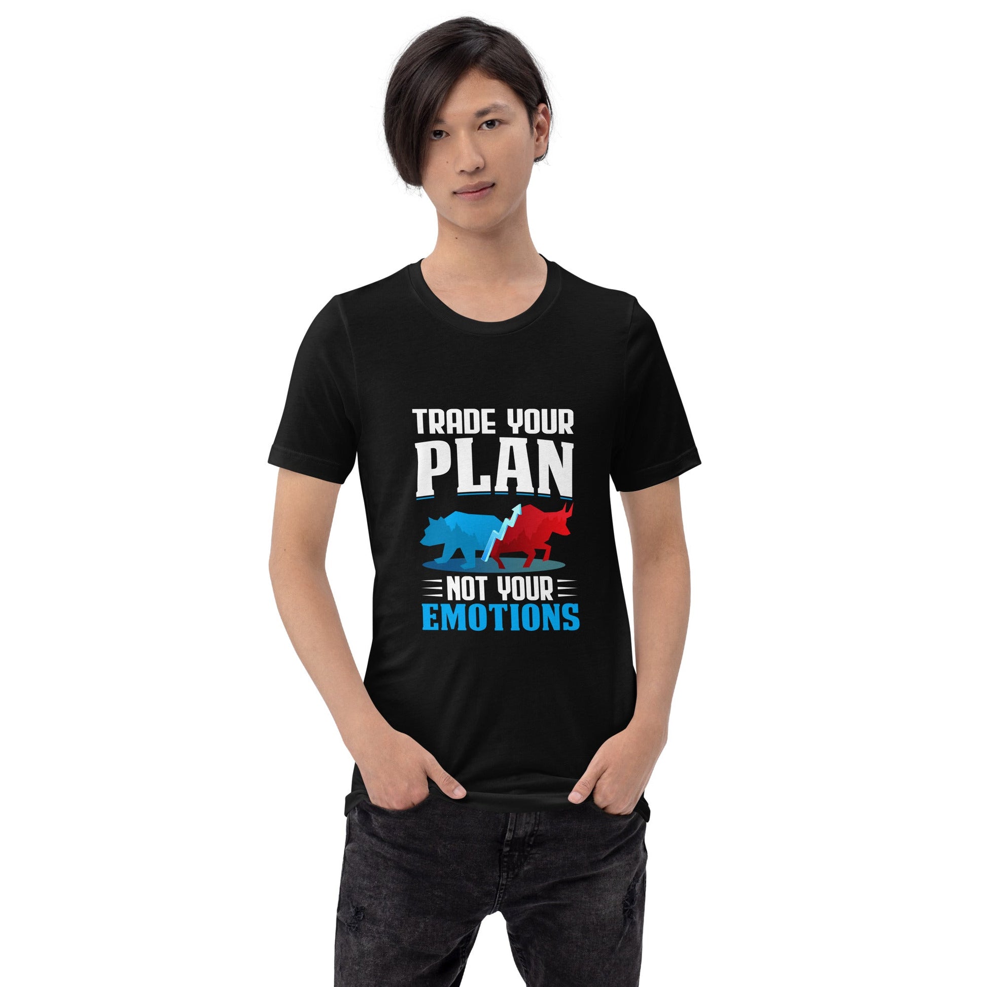 Trade your plan: not your emotion - Unisex t-shirt by DarkByteGear
