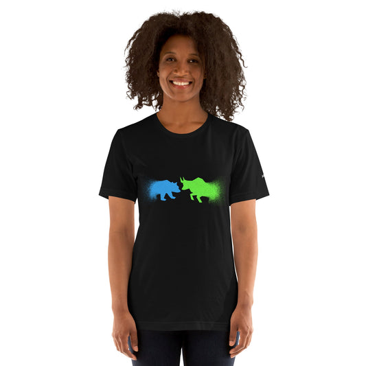 Bearish And Bullish (DB) - Unisex t-shirt by DarkByteGear
