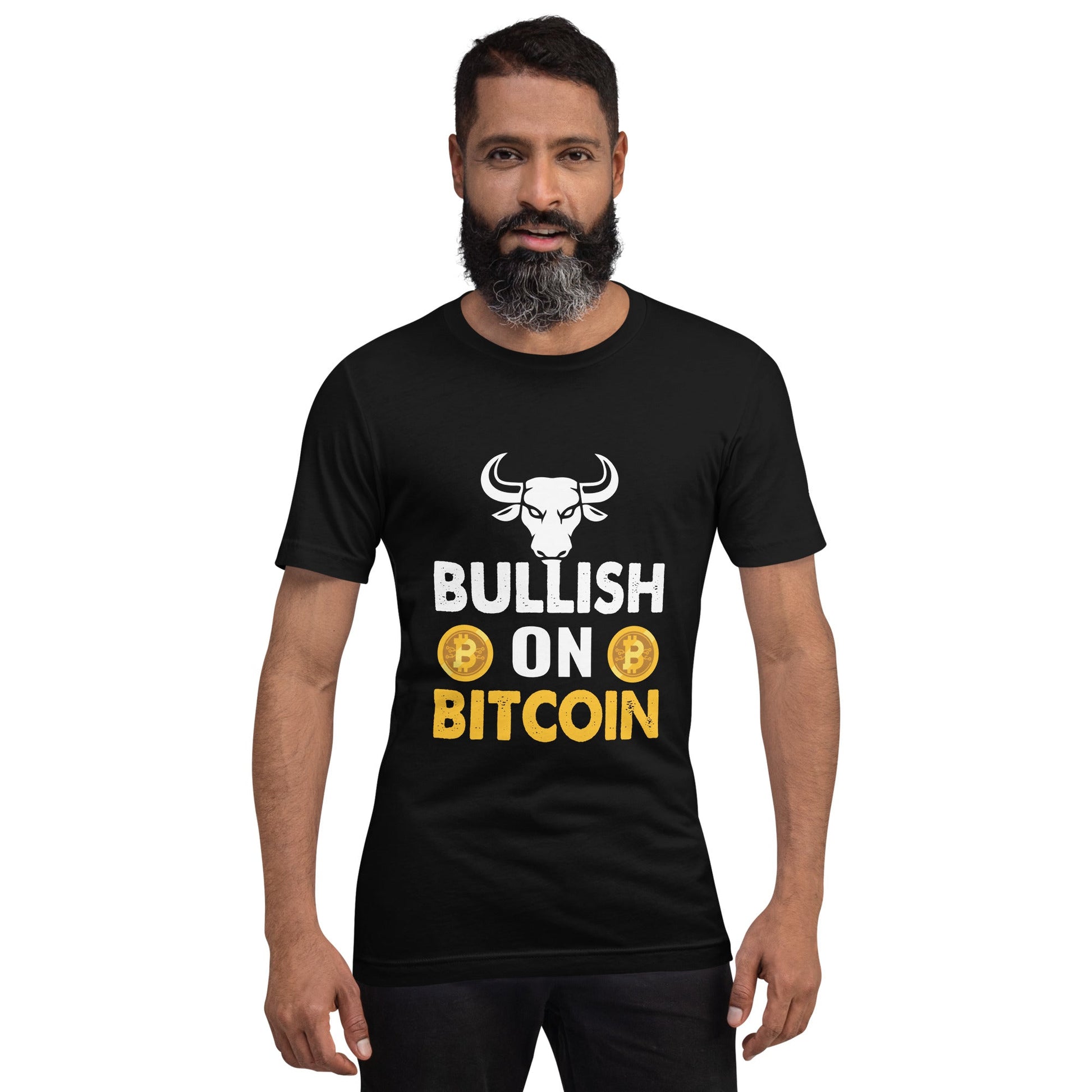 Bullish On Bitcoin - Unisex t-shirt by DarkByteGear