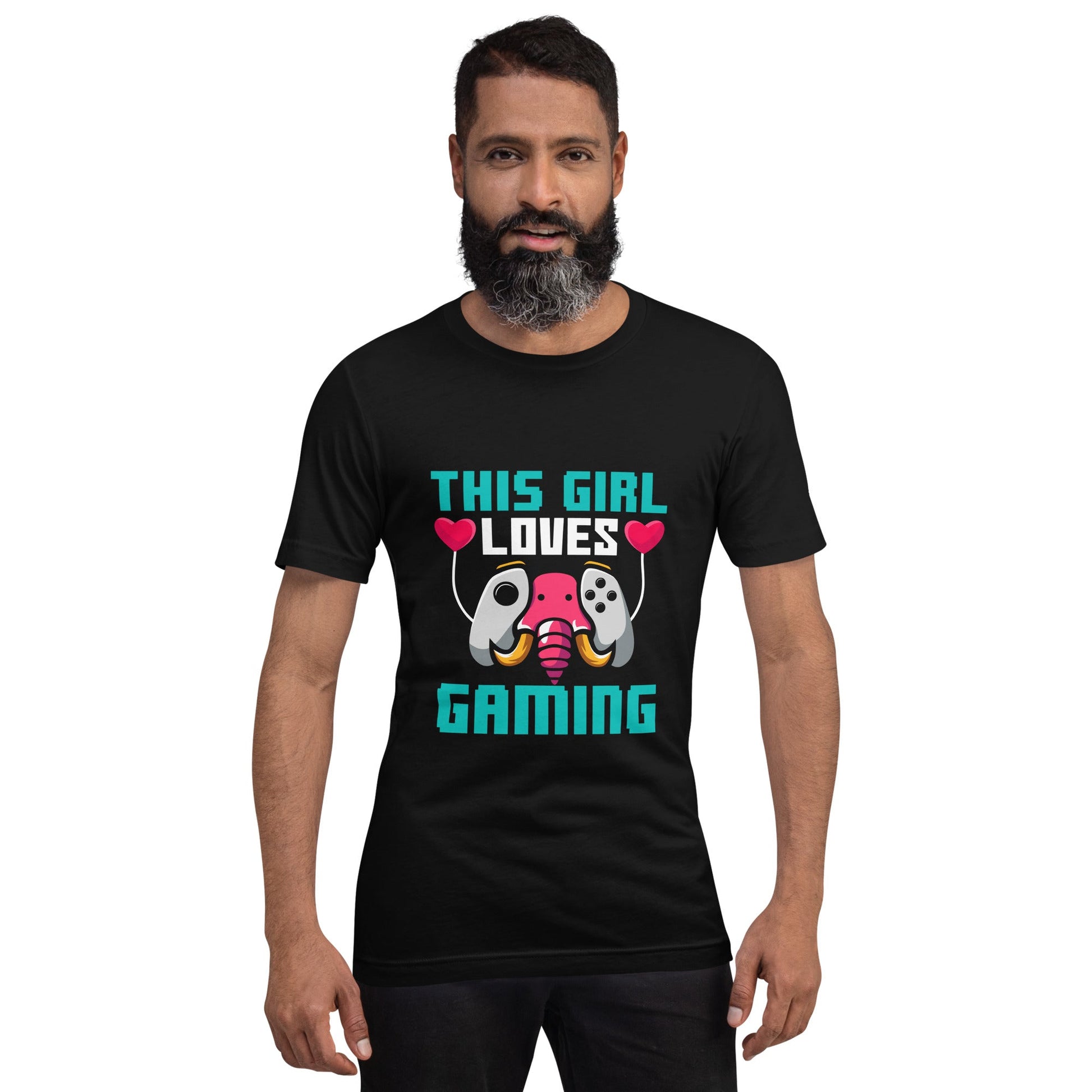 This girl Loves video games ( RiMa ) - Unisex t-shirt by DarkByteGear