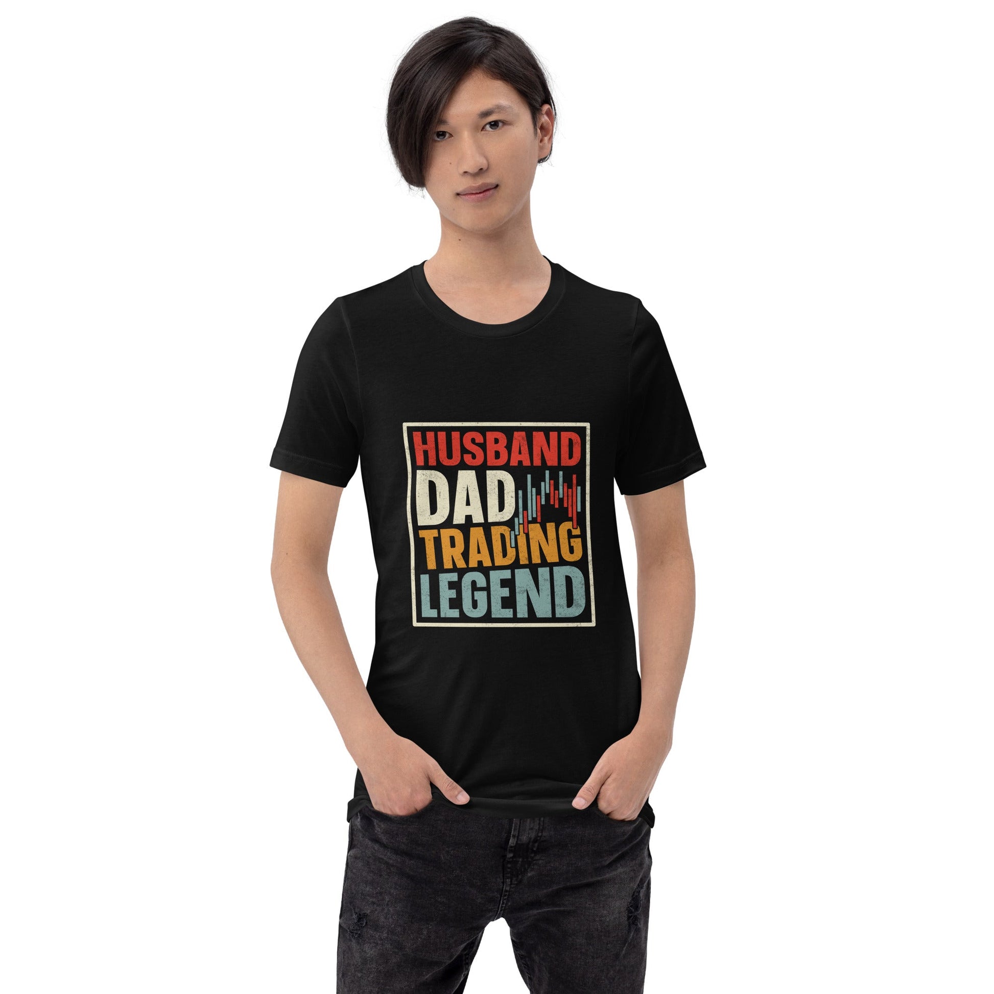 Husband, Dad, Trading Legend - Unisex t-shirt by DarkByteGear