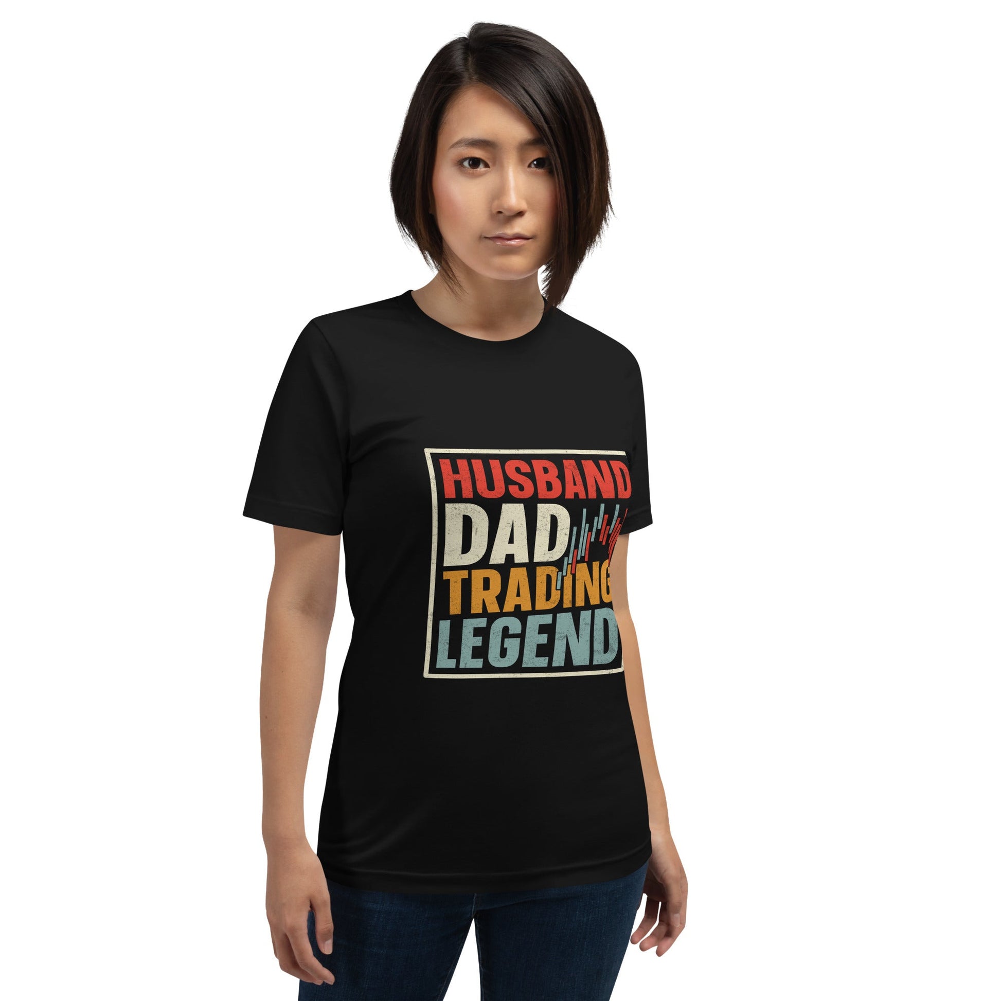 Husband, Dad, Trading Legend - Unisex t-shirt by DarkByteGear