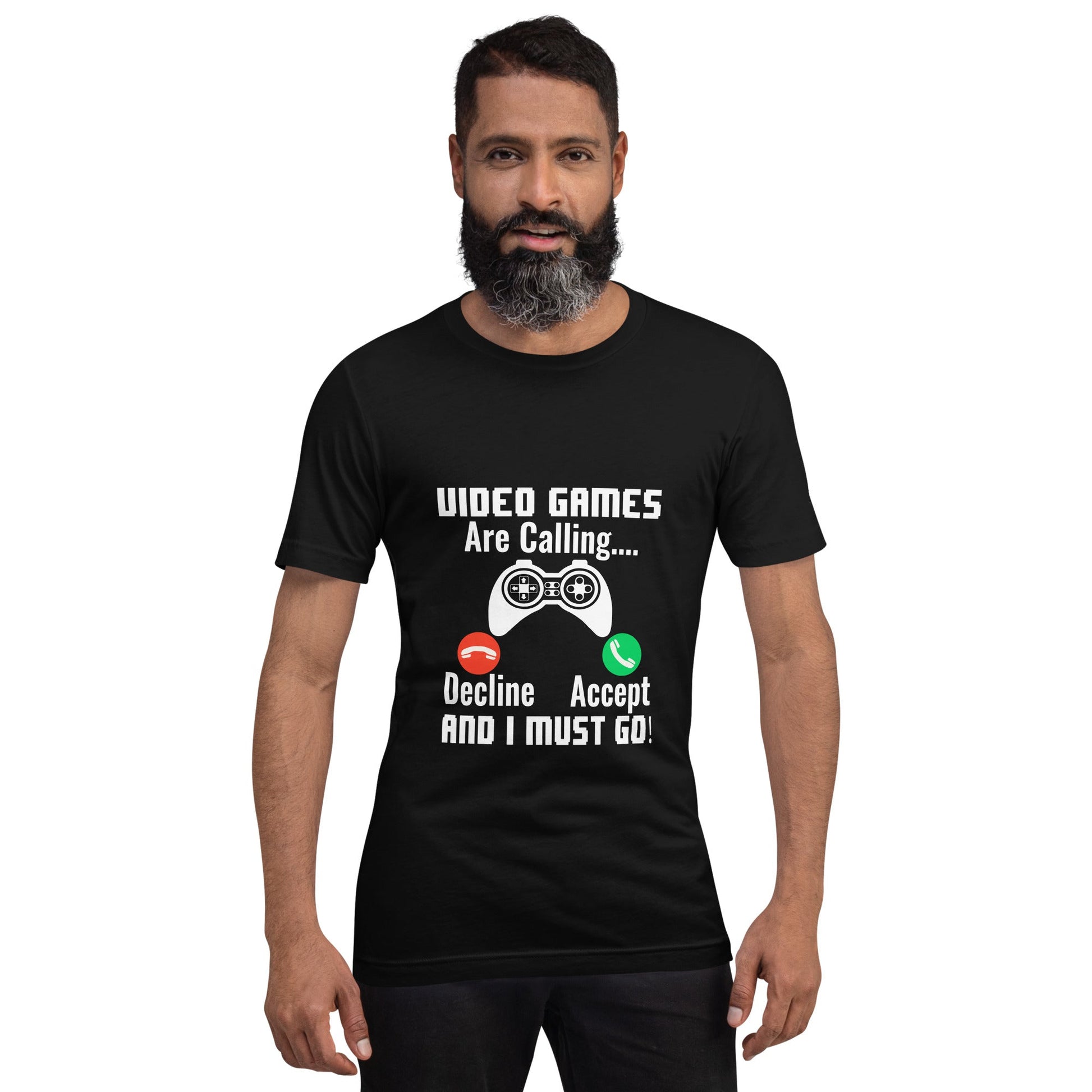 Video Games are Calling and I must Go Rima 18 - Unisex t-shirt by DarkByteGear