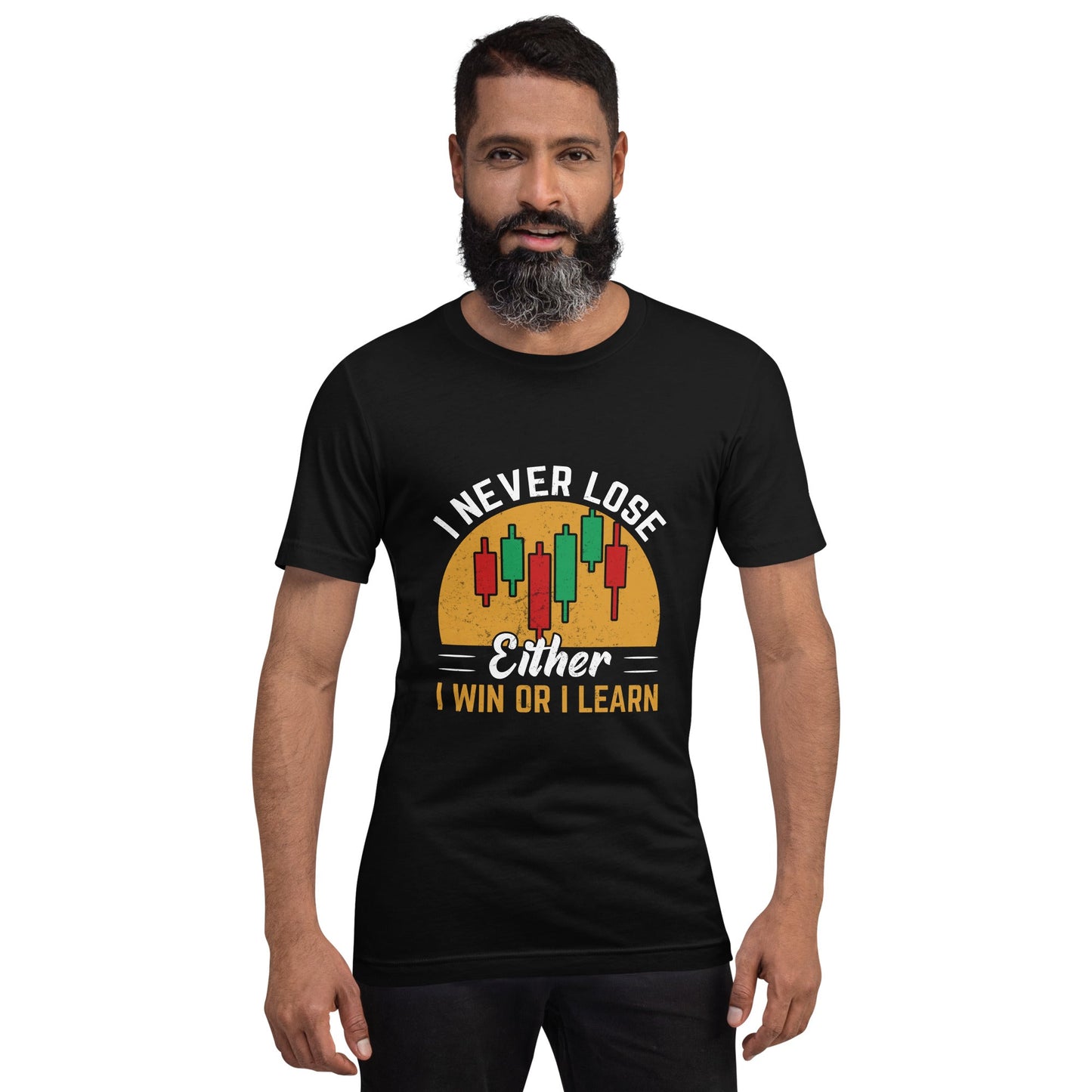 I never Lose: Either I win or I learn V1 - Unisex t-shirt by DarkByteGear