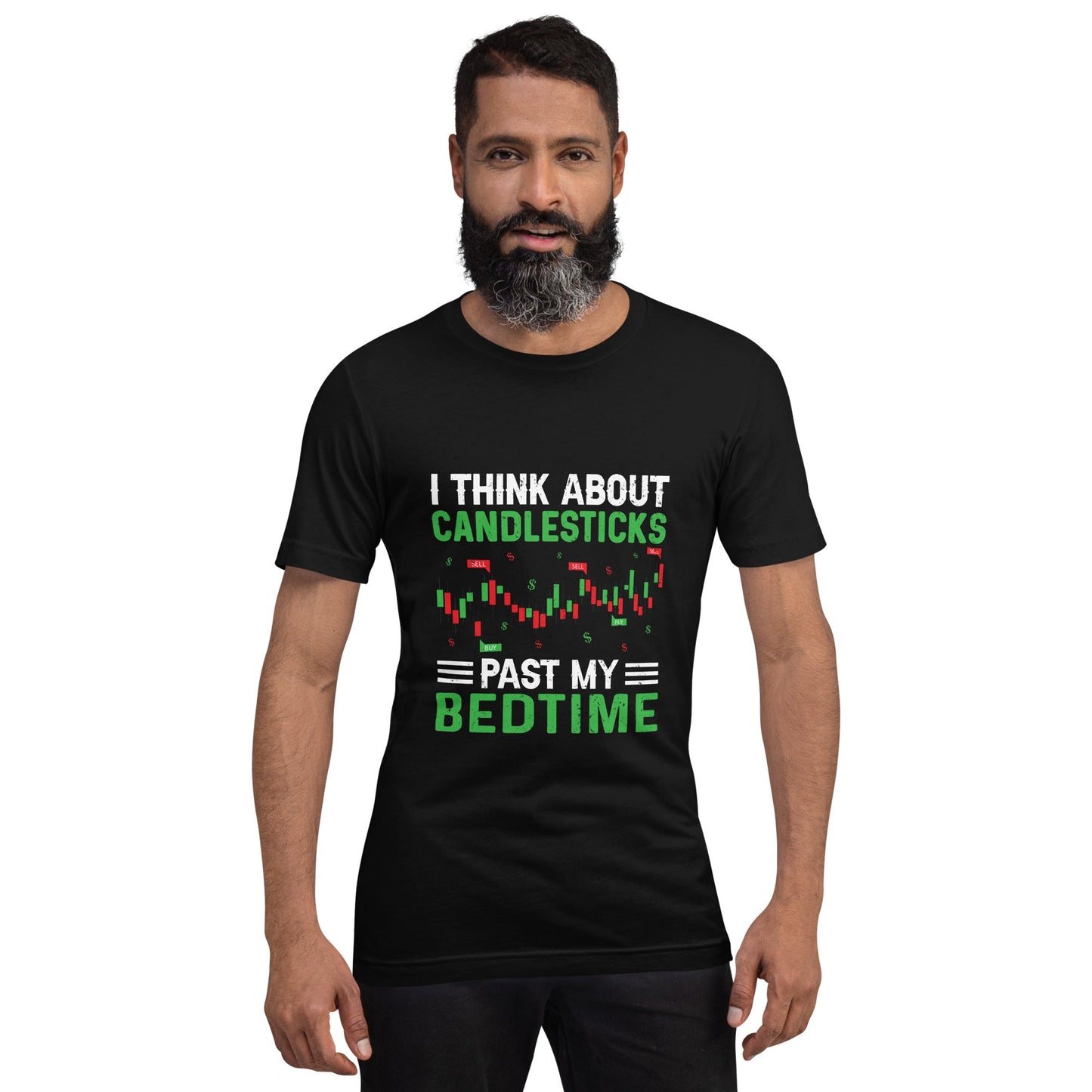 I think about Candle Sticks past my Bedtime - Unisex t-shirt by DarkByteGear