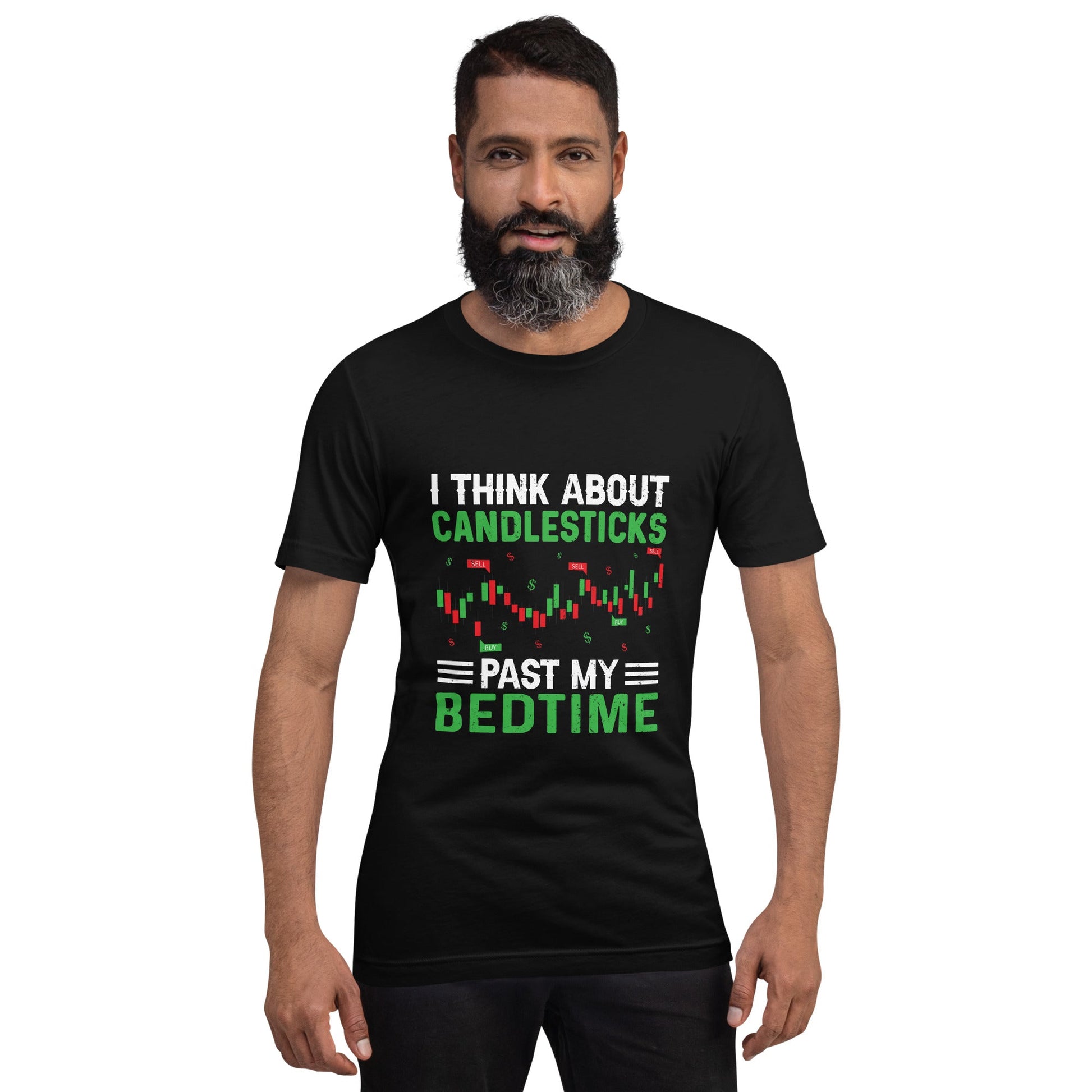 I think about Candle Sticks past my Bedtime - Unisex t-shirt by DarkByteGear
