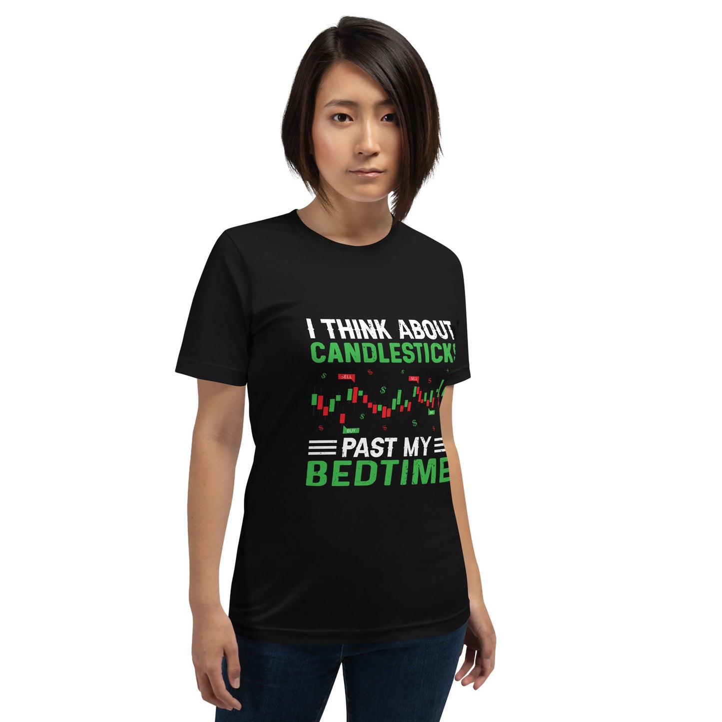 I think about Candle Sticks past my Bedtime - Unisex t-shirt by DarkByteGear