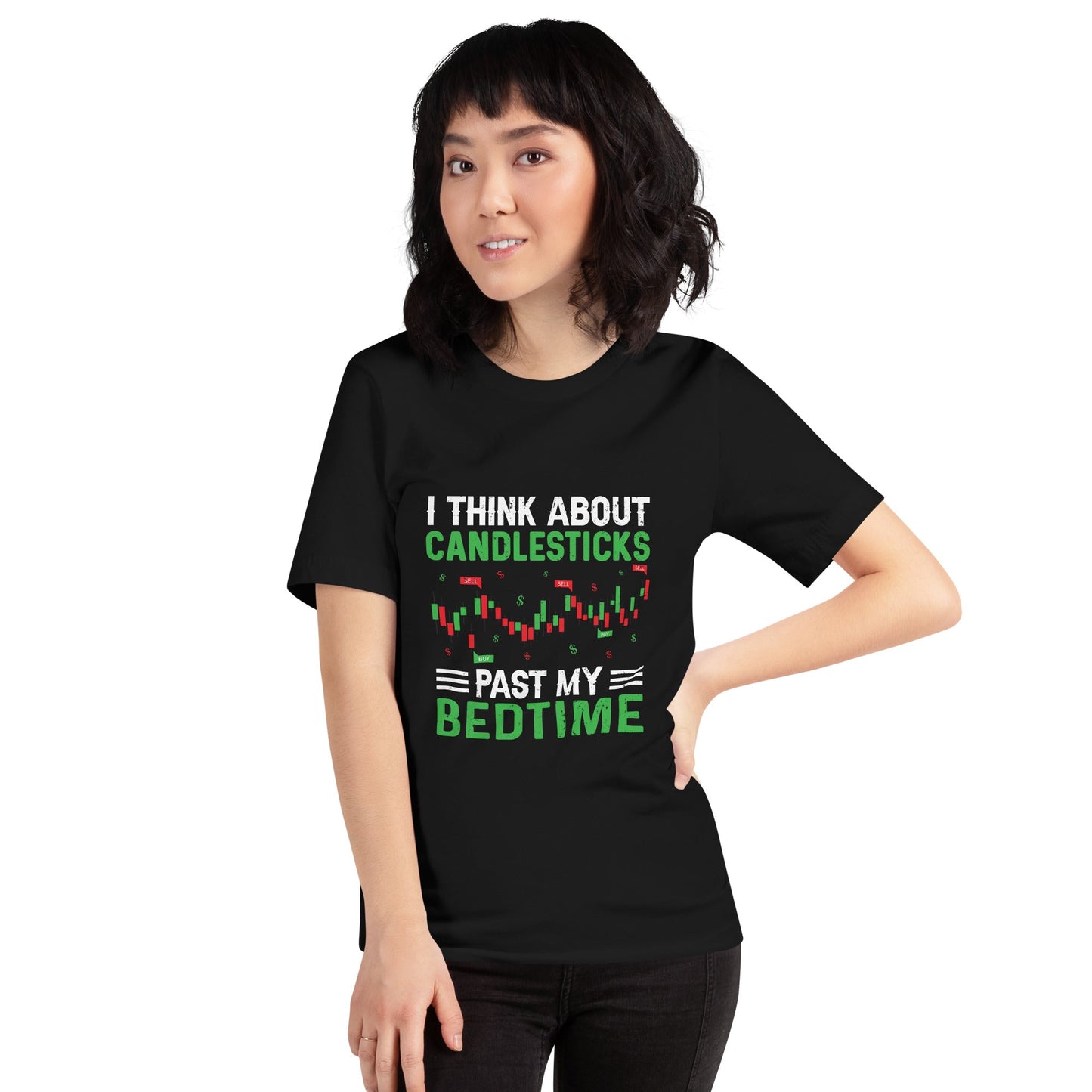 I think about Candle Sticks past my Bedtime - Unisex t-shirt by DarkByteGear