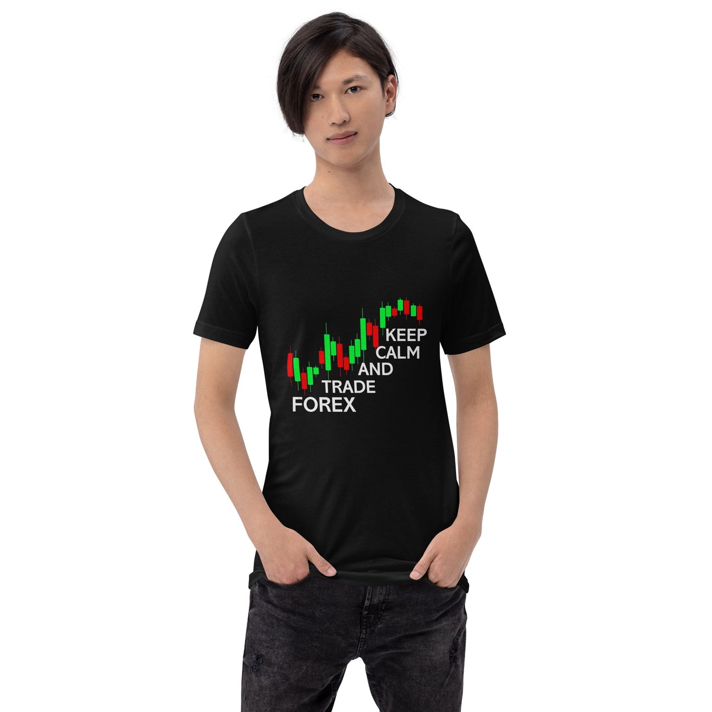 Keep Calm and Trade Forex - Unisex t-shirt by DarkByteGear