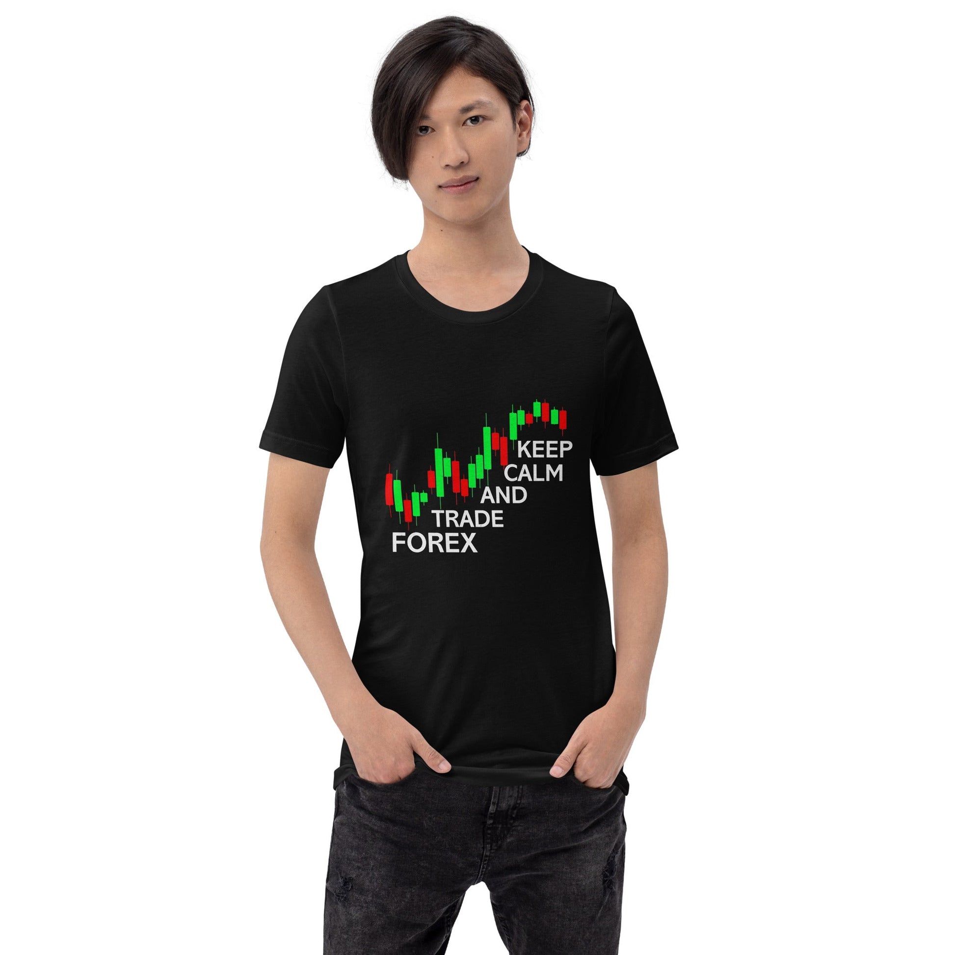 Keep Calm and Trade Forex - Unisex t-shirt by DarkByteGear