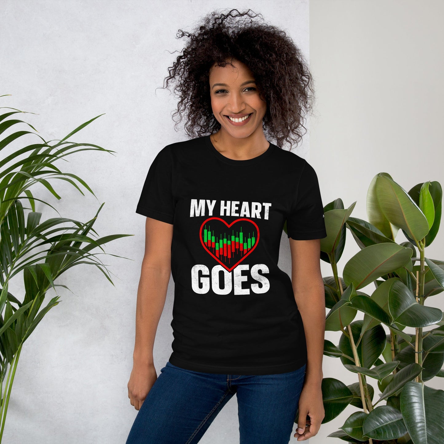 My Heart Goes - Unisex t-shirt by DarkByteGear