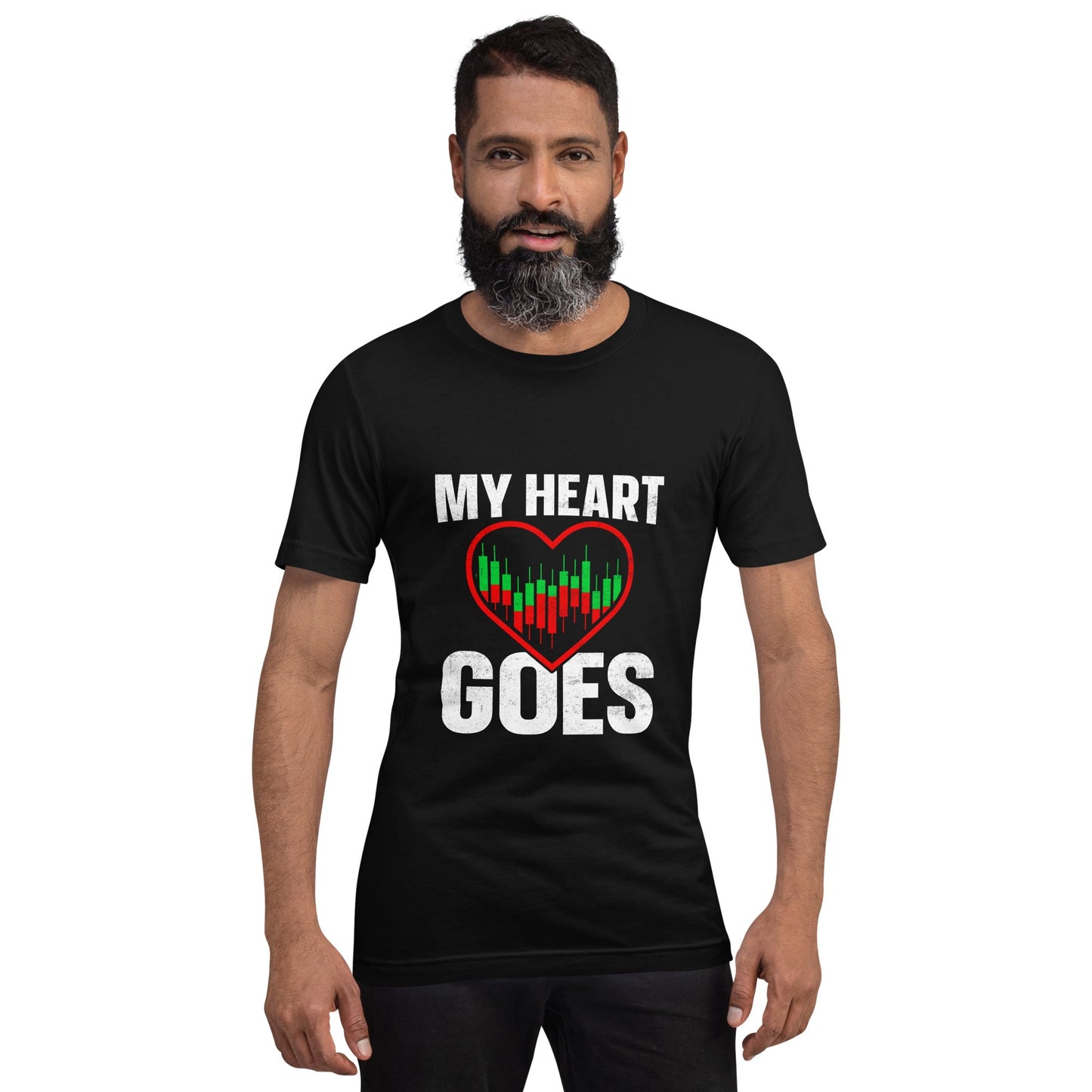 My Heart Goes - Unisex t-shirt by DarkByteGear