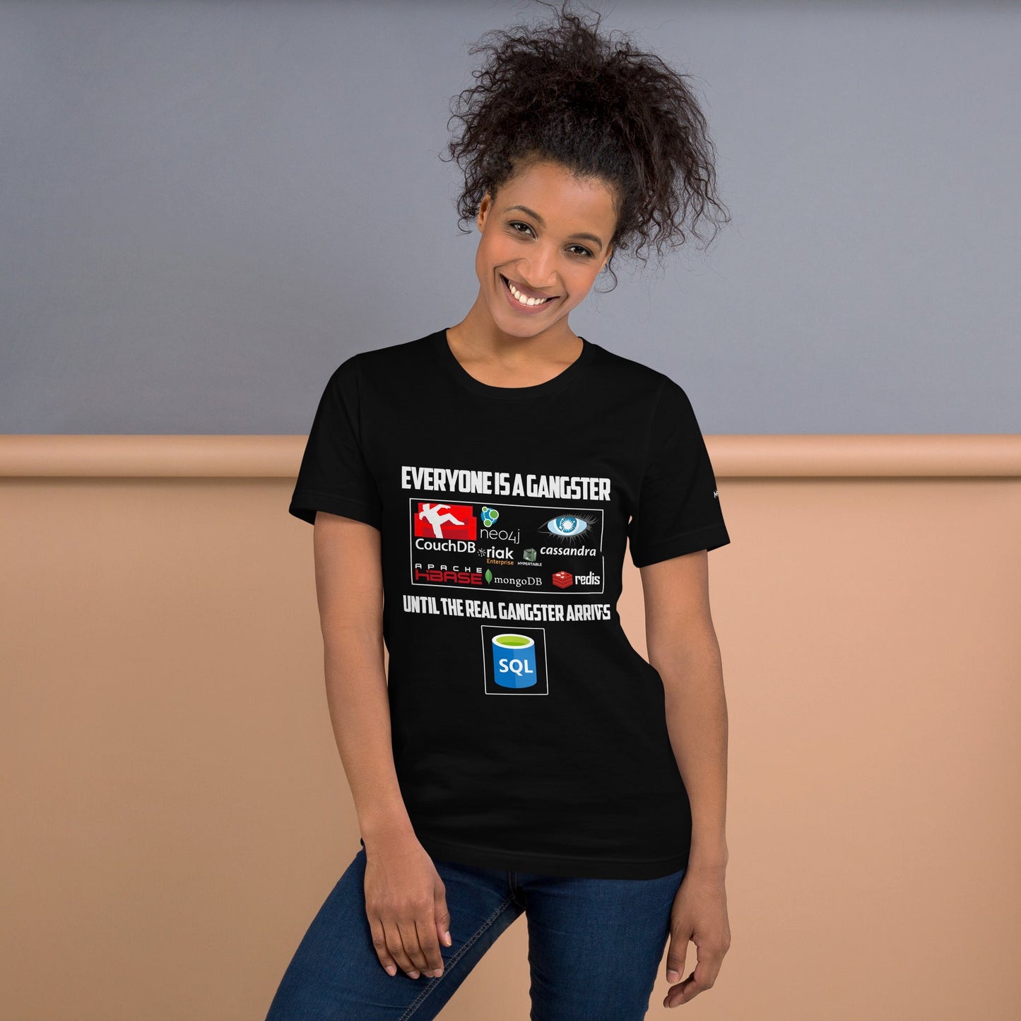 Everyone is a Gangster, until the real Gangster arrives - Unisex t-shirt by DarkByteGear