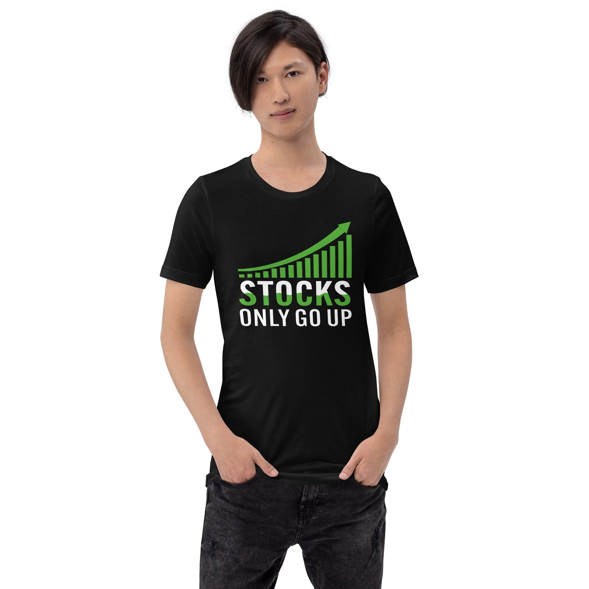 Stocks only Go up - Unisex t-shirt by DarkByteGear