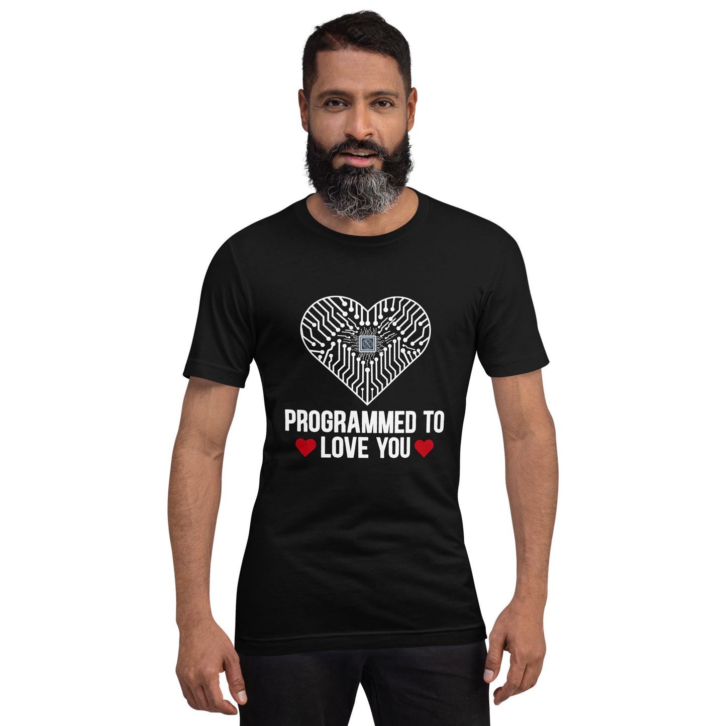 Programmed to Love you - Unisex t-shirt by DarkByteGear