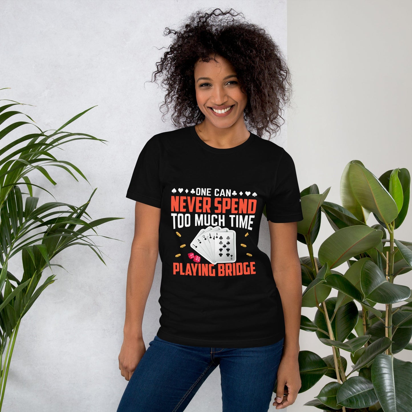 One can never Spend too much Time playing Bridge - Unisex t-shirt by DarkByteGear