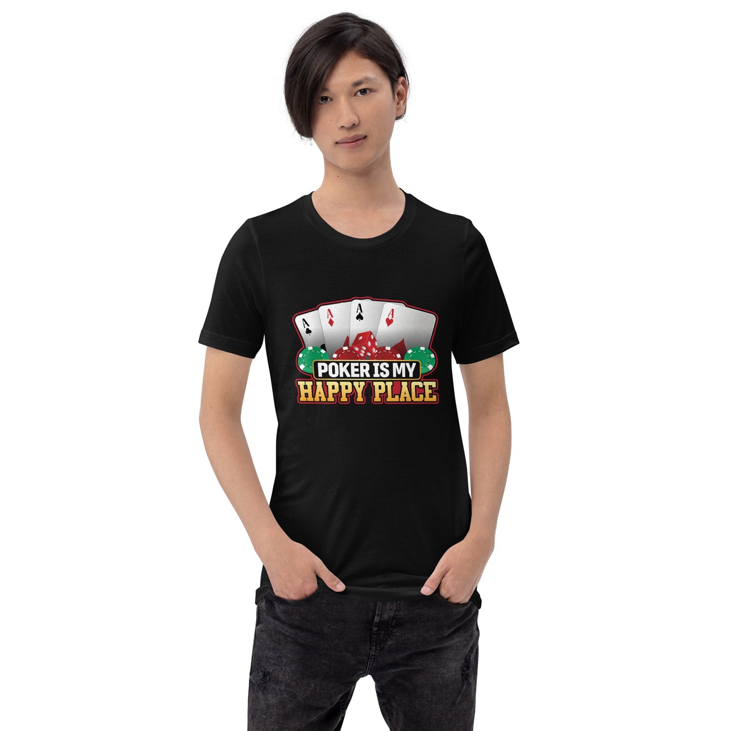 Poker Dad is like a Normal Dad but much Cooler - Unisex t-shirt by DarkByteGear