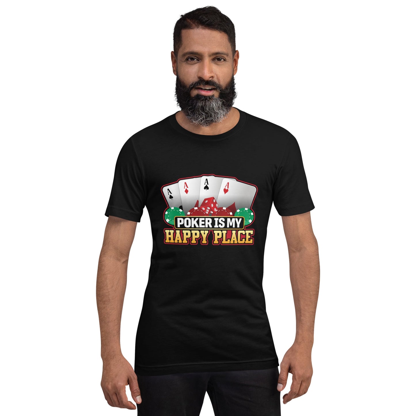 Poker Dad is like a Normal Dad but much Cooler - Unisex t-shirt by DarkByteGear