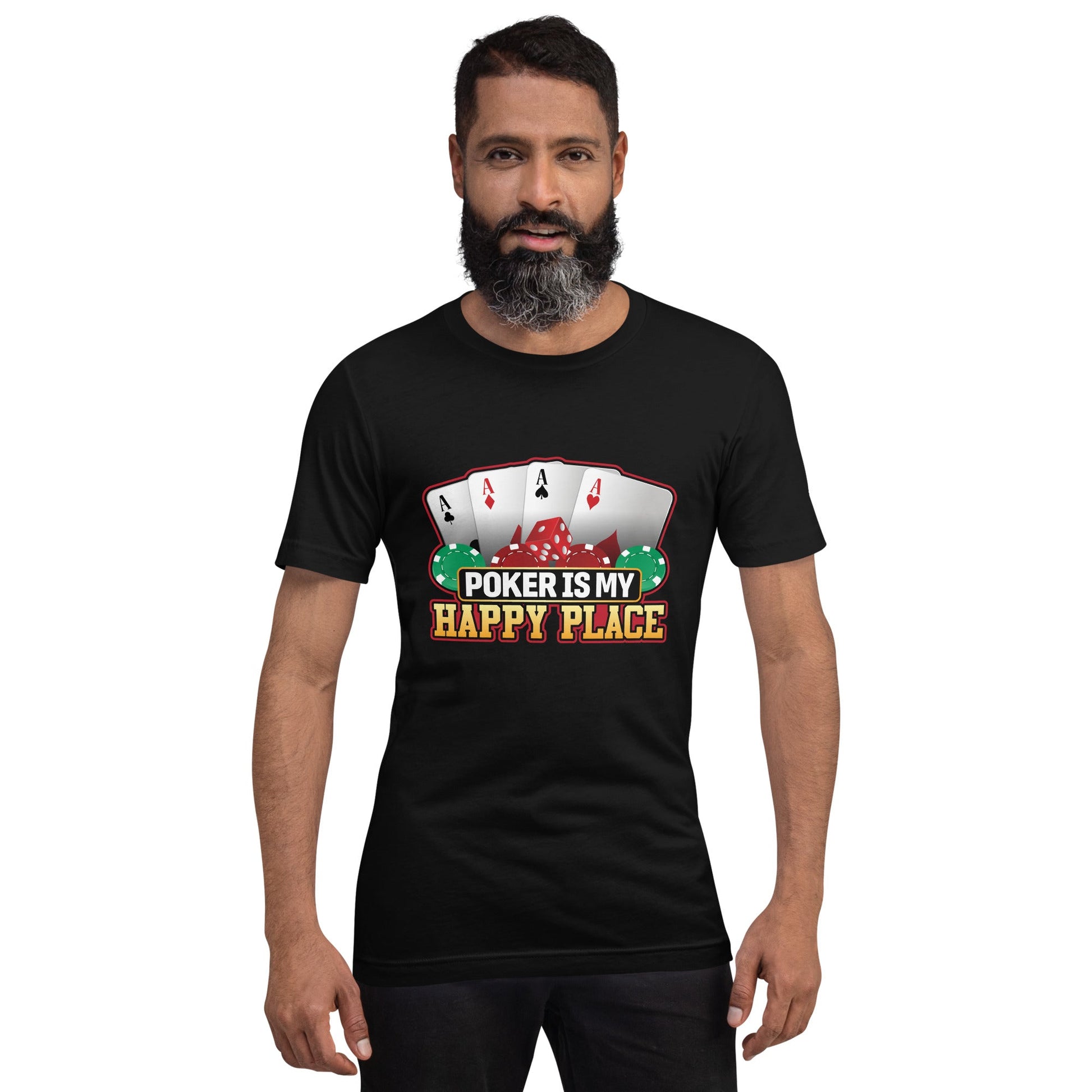 Poker Dad is like a Normal Dad but much Cooler - Unisex t-shirt by DarkByteGear