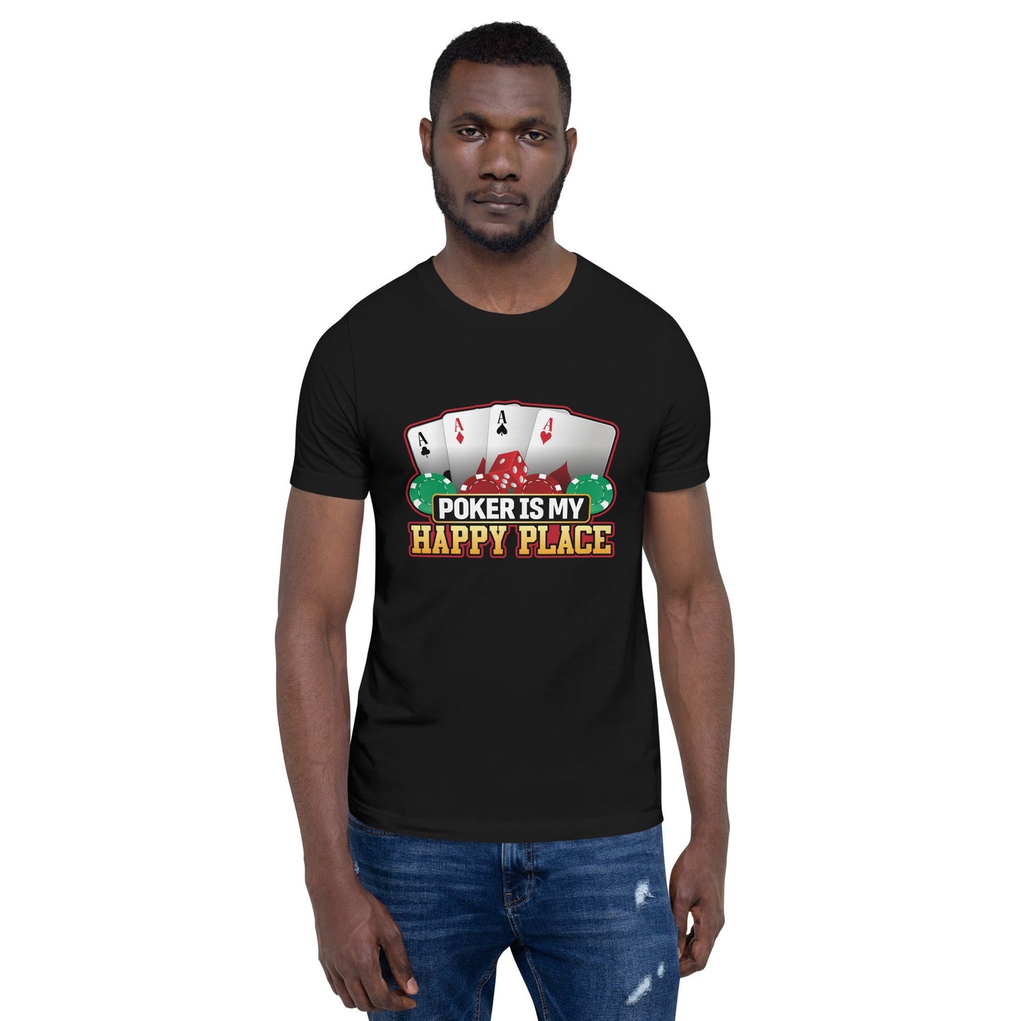 Poker Dad is like a Normal Dad but much Cooler - Unisex t-shirt by DarkByteGear
