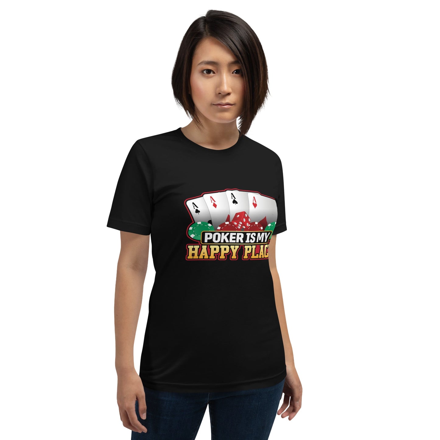 Poker Dad is like a Normal Dad but much Cooler - Unisex t-shirt by DarkByteGear