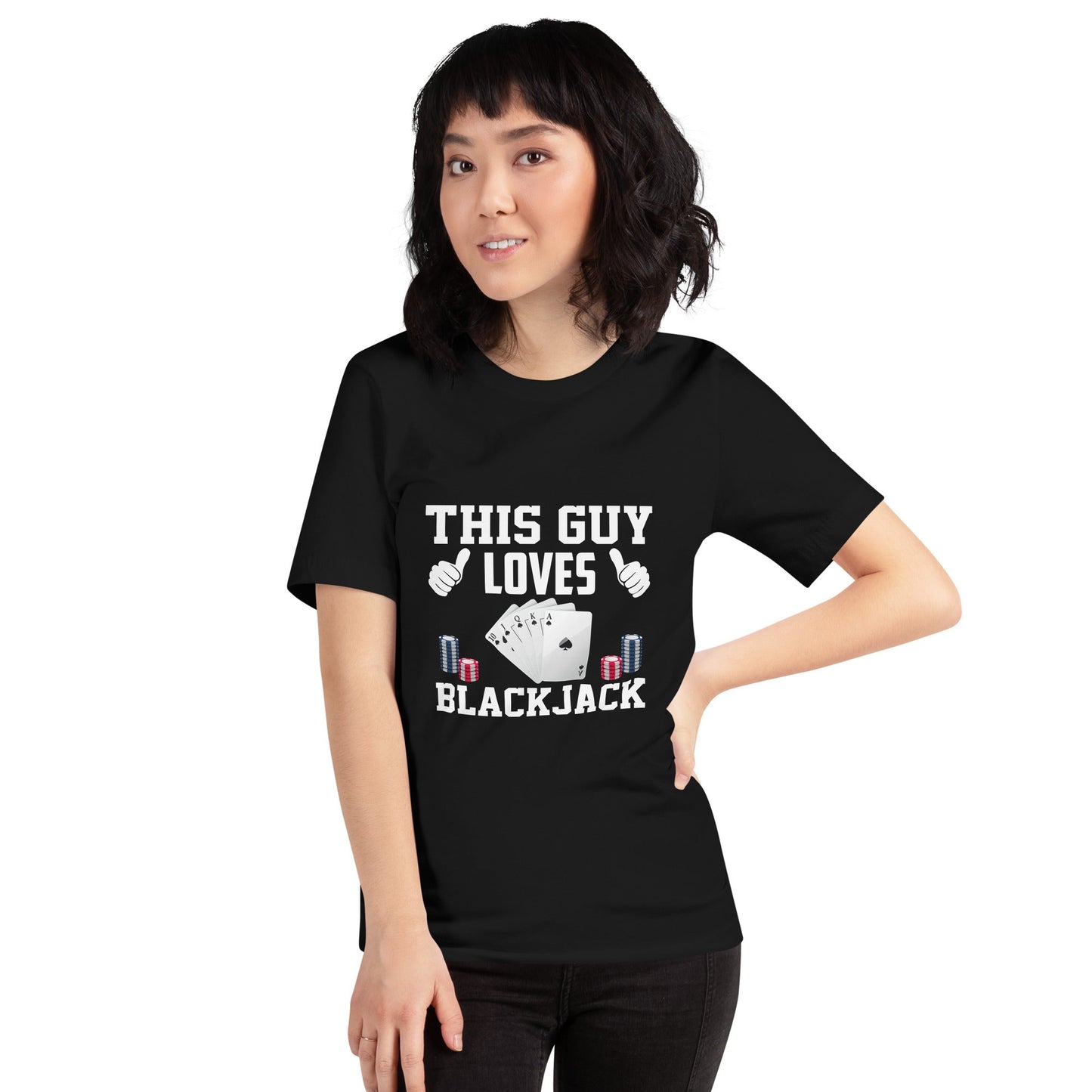 This Guy Loves Black Jack - Unisex t-shirt by DarkByteGear