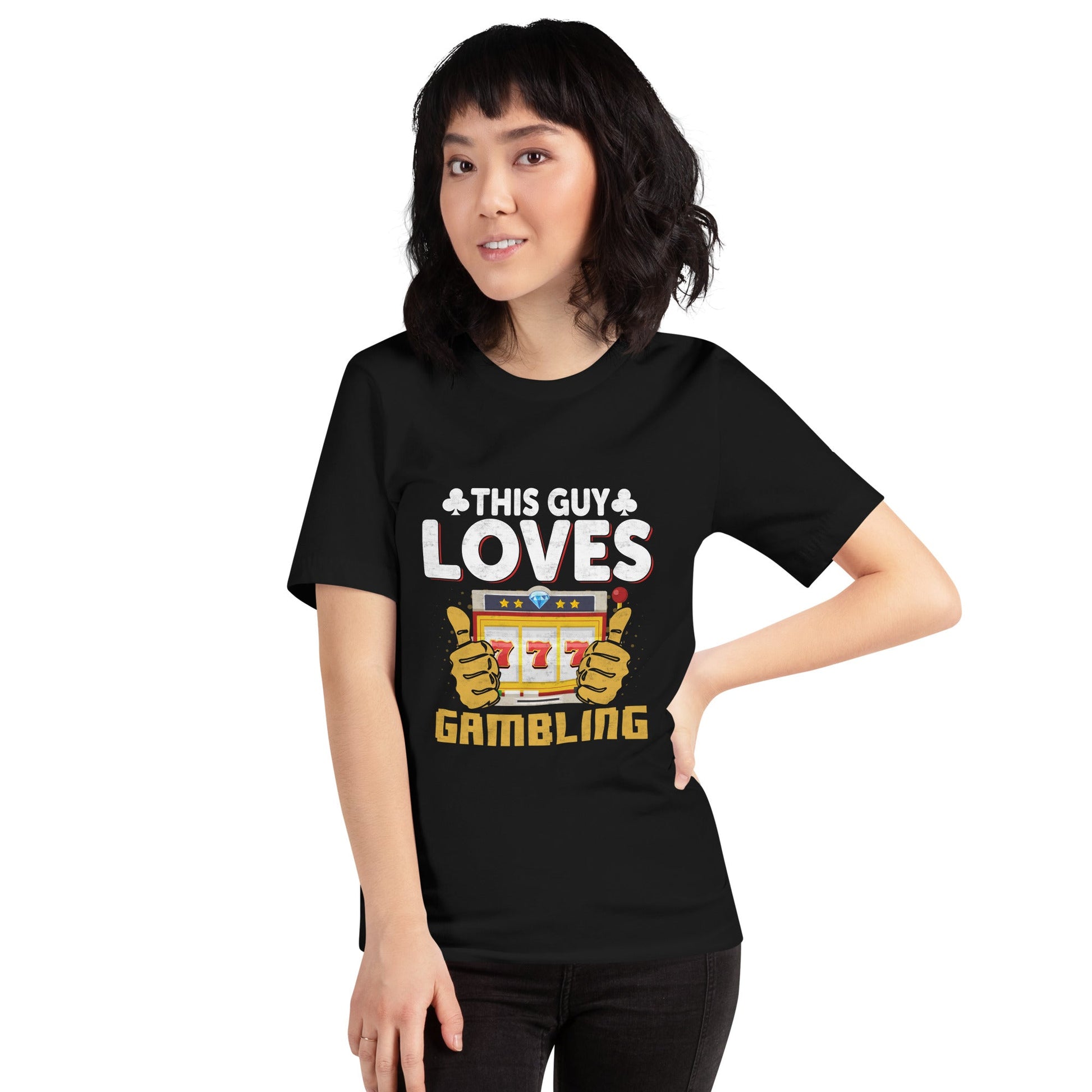 This Guy Loves Gambling - Unisex t-shirt by DarkByteGear