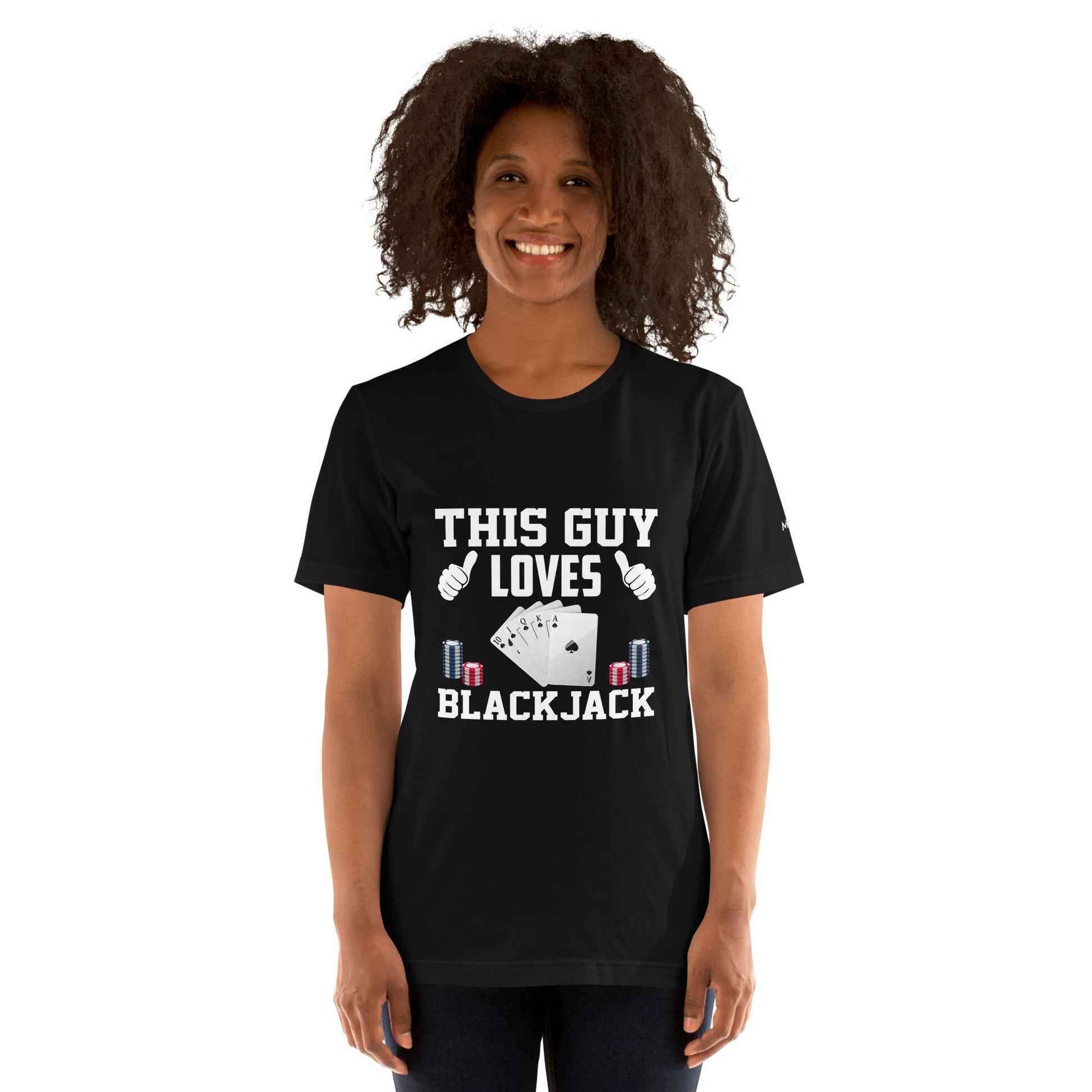 This Guy Loves Black Jack V1 - Unisex t-shirt by DarkByteGear