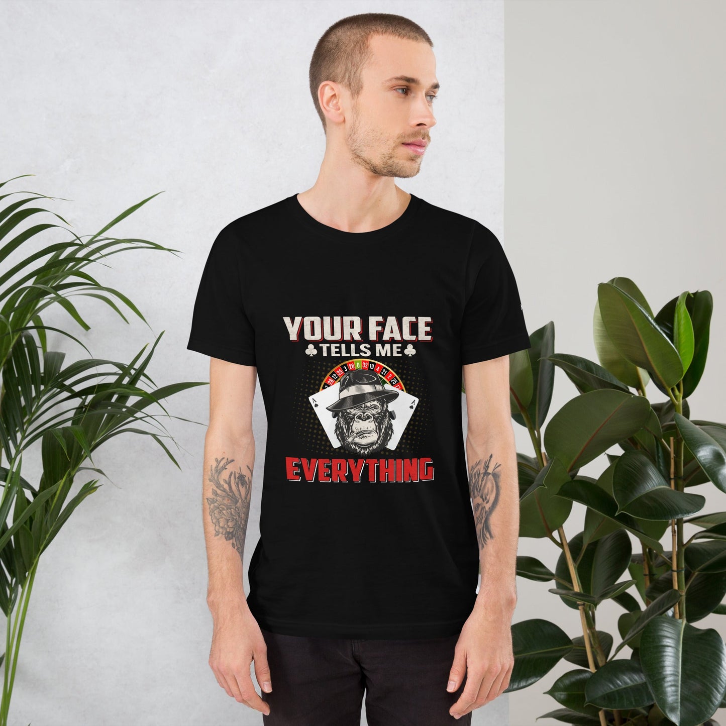 Your Face Tells me Everything - Unisex t-shirt by DarkByteGear