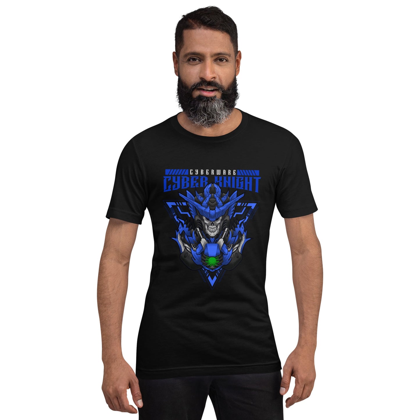 CyberWare Cyber knight - Unisex t-shirt by DarkByteGear