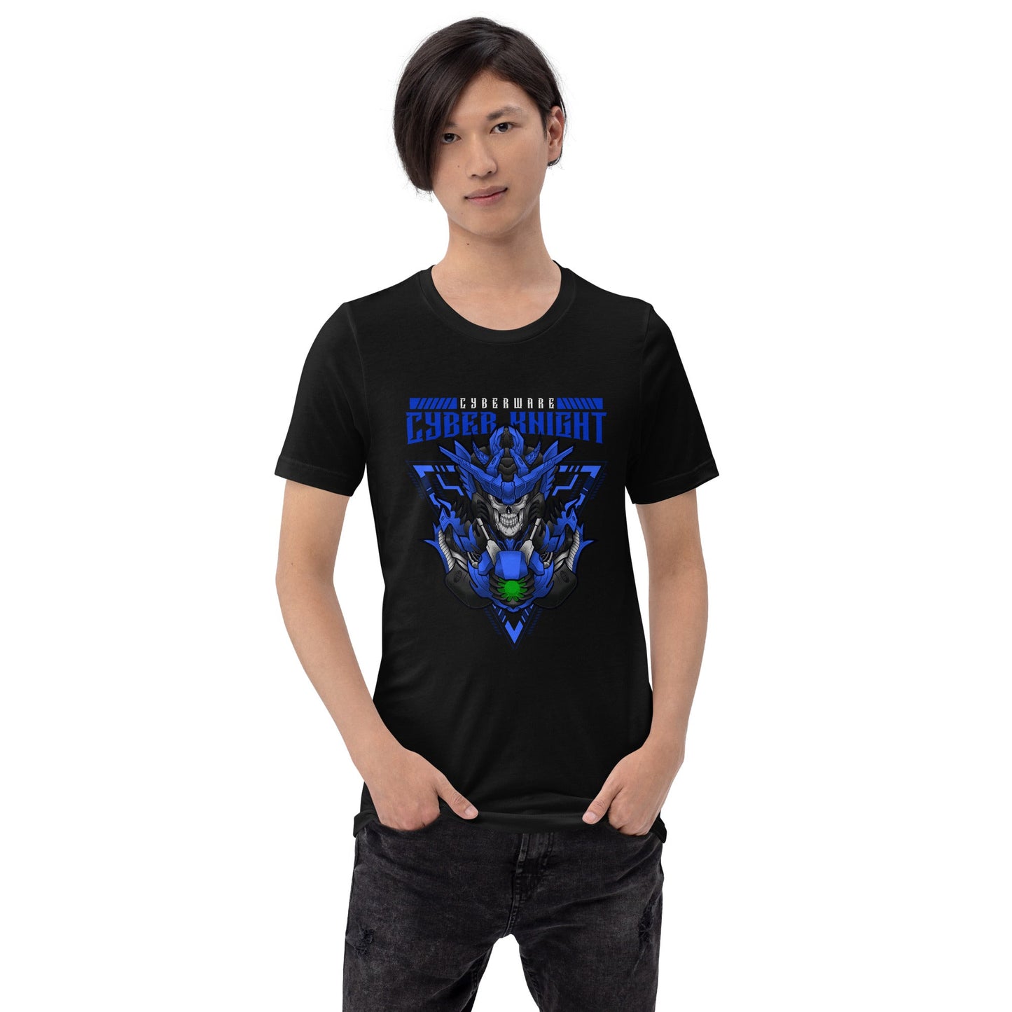 CyberWare Cyber knight - Unisex t-shirt by DarkByteGear