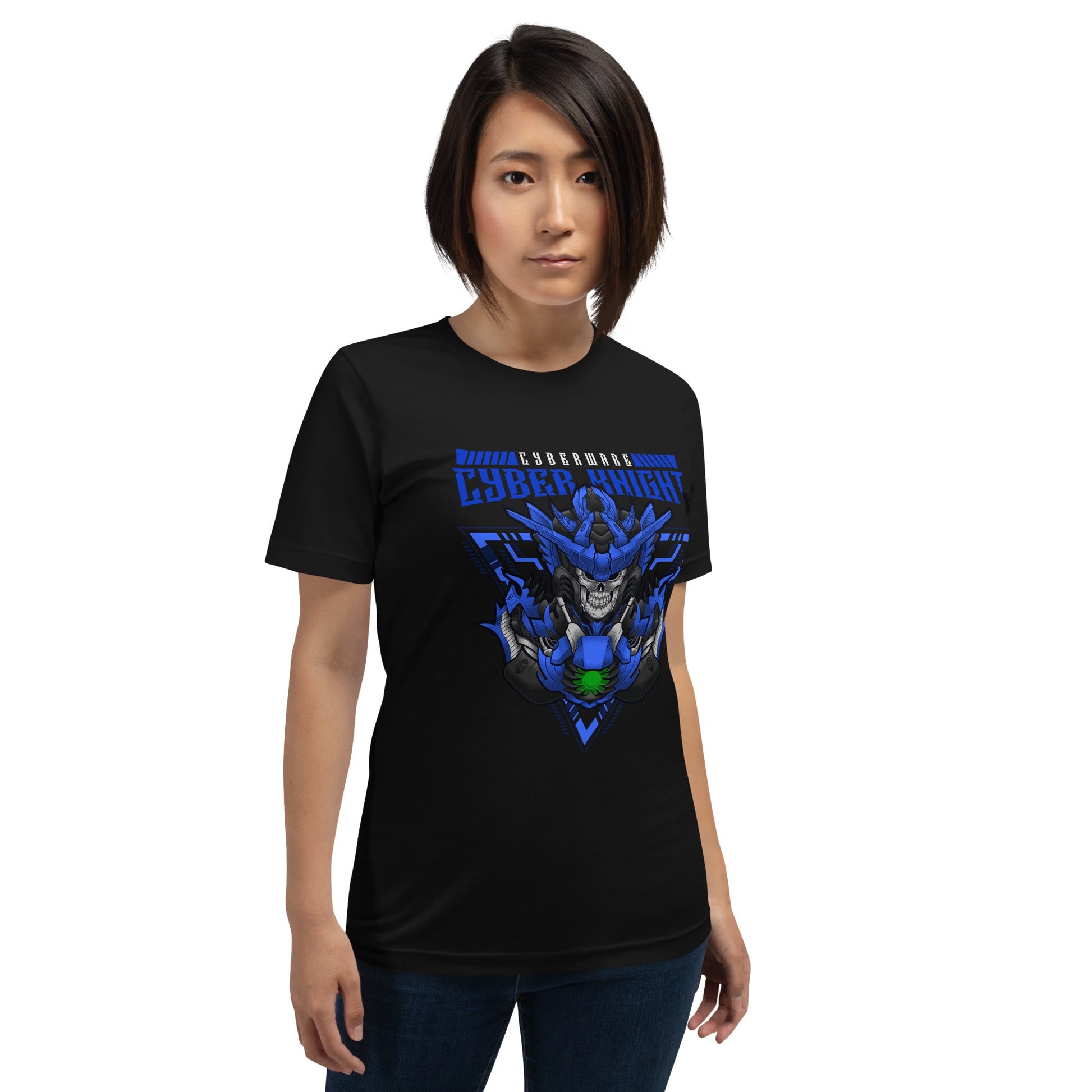 CyberWare Cyber knight - Unisex t-shirt by DarkByteGear