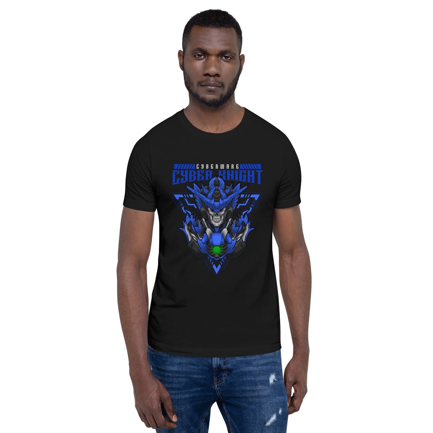 CyberWare Cyber knight - Unisex t-shirt by DarkByteGear