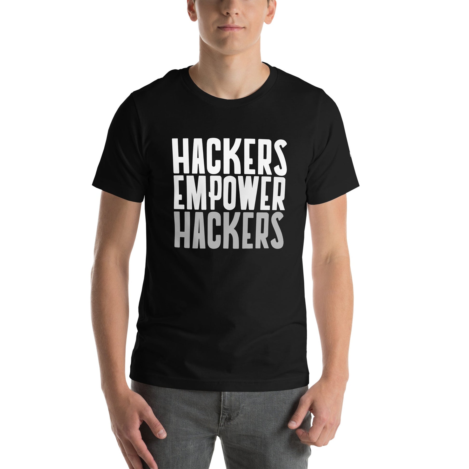 Hackers Empower Hackers - Unisex t-shirt by DarkByteGear