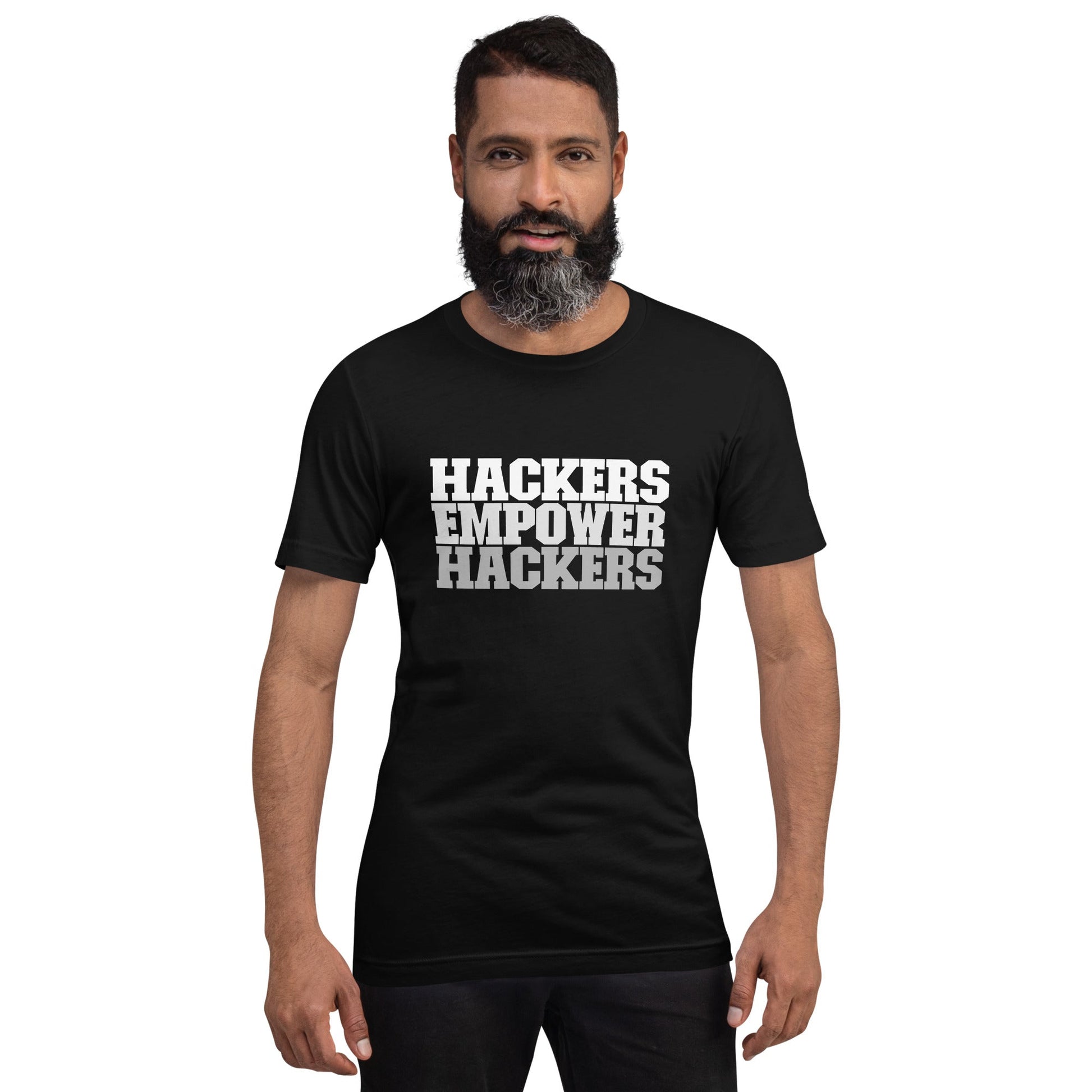 Hackers Empower Hackers V2 - Unisex t-shirt by DarkByteGear